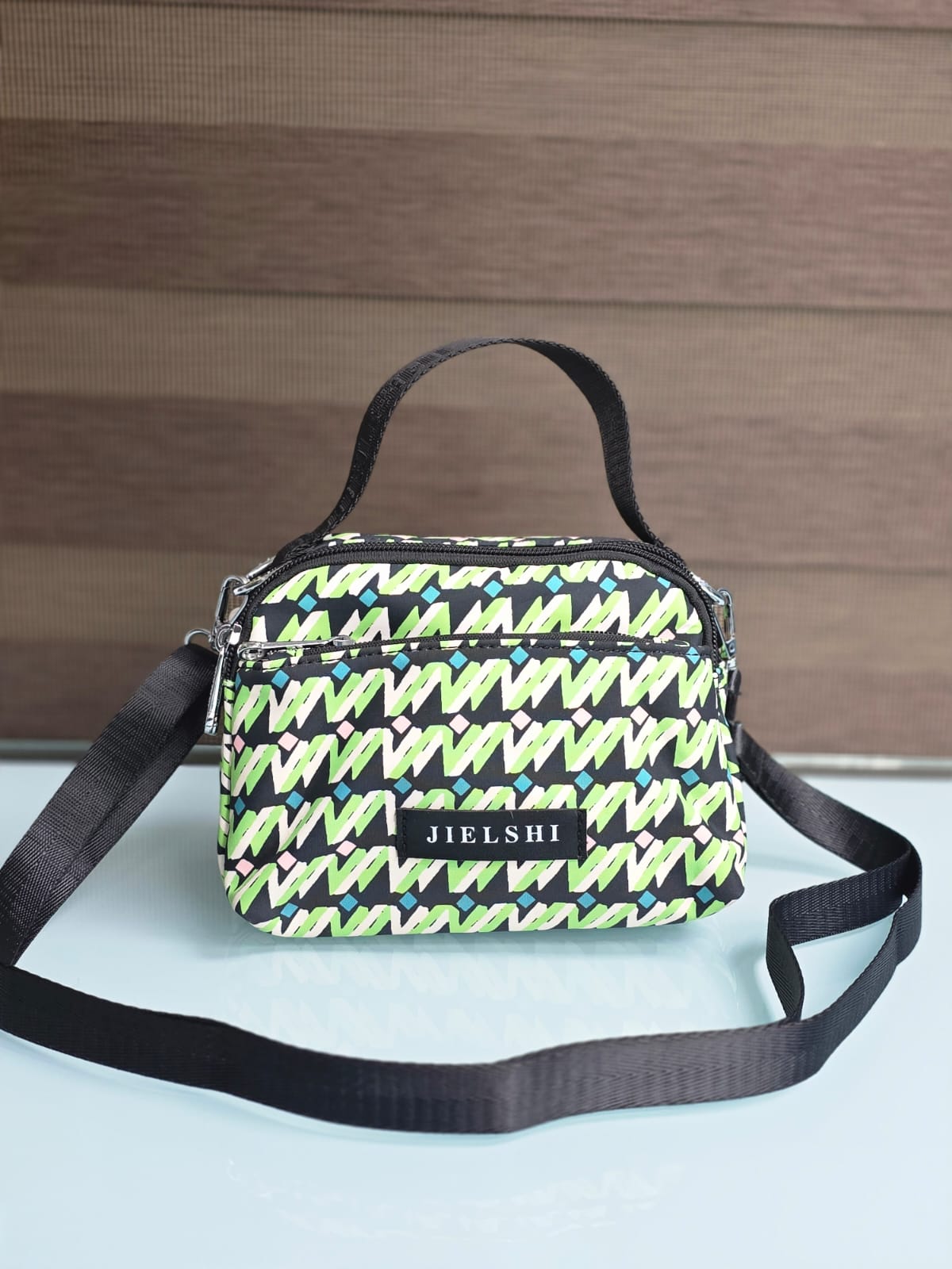 JIELSHI brand fabric cross body side bag