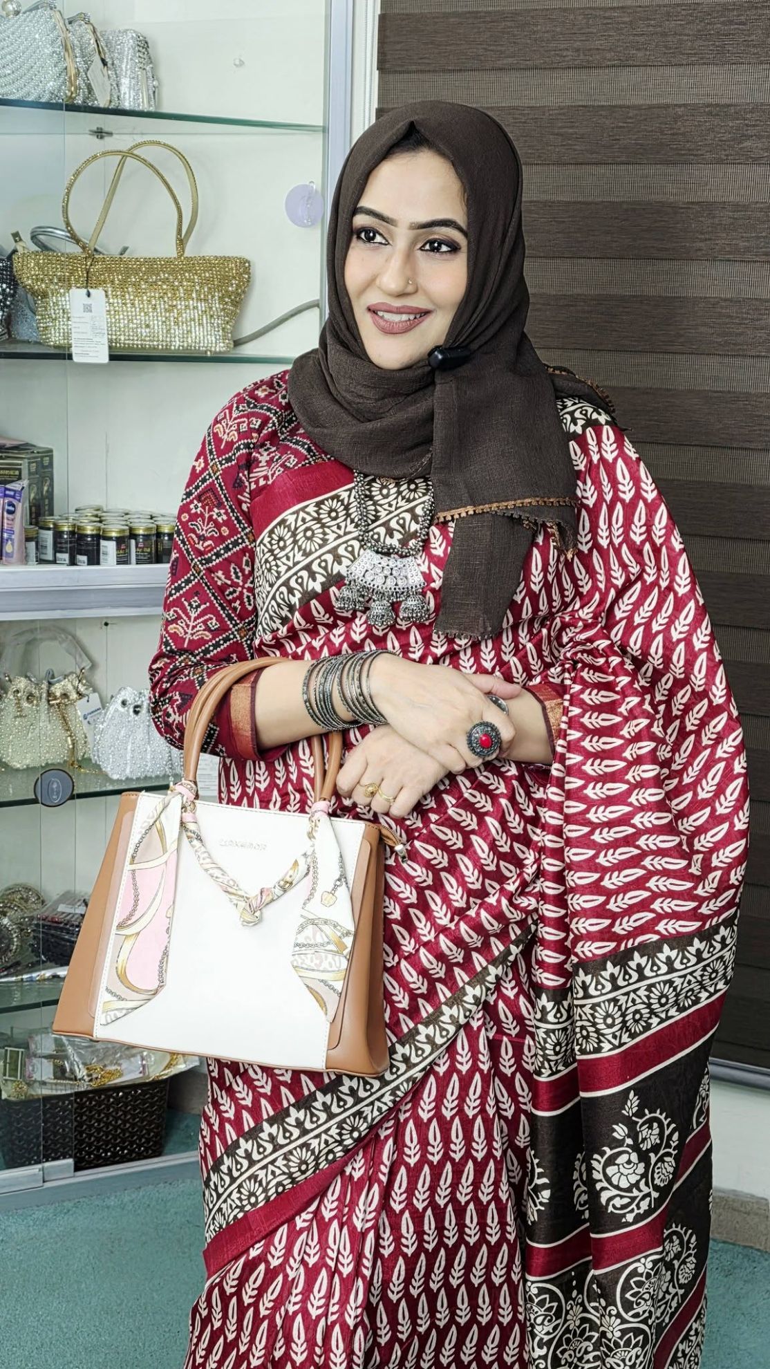 SAKEMOR Brand Premium Leather Hand Bag