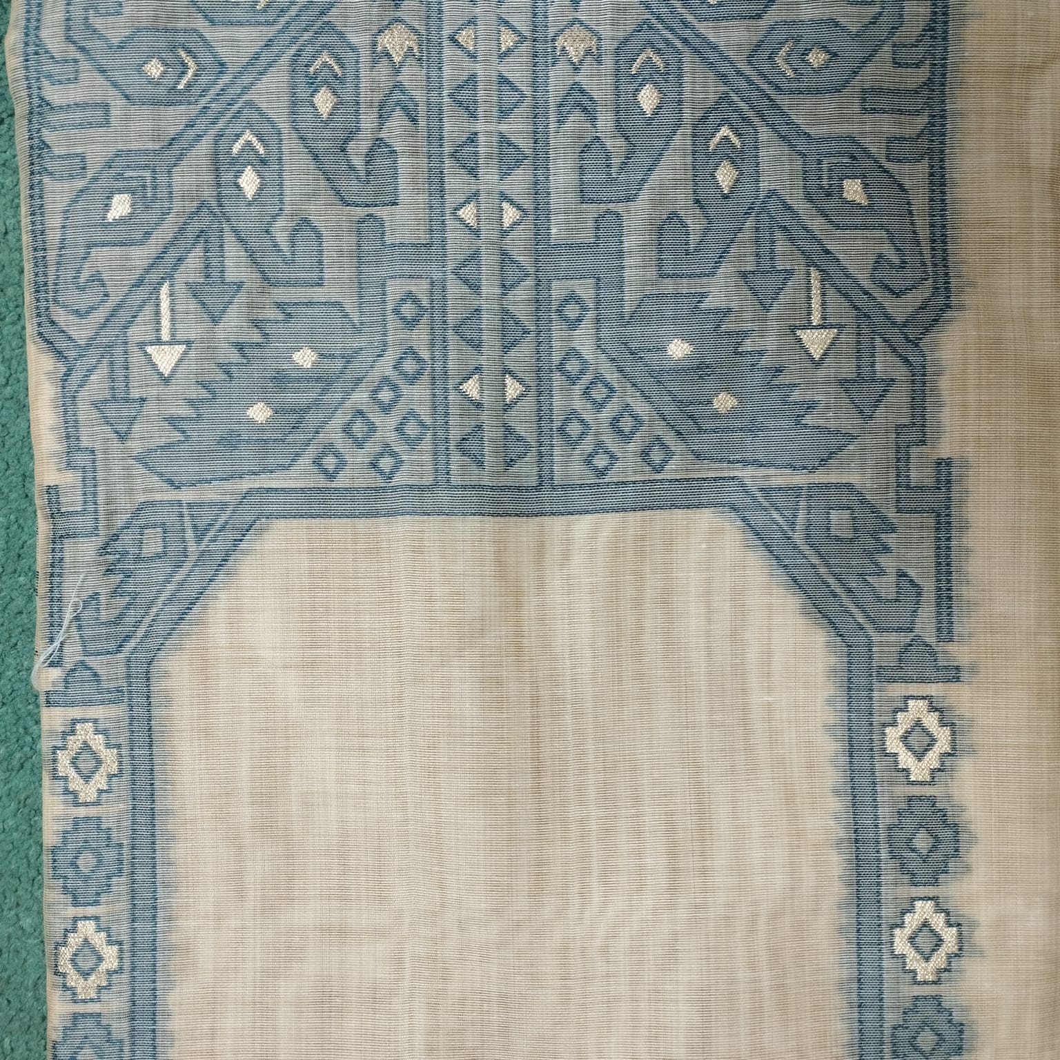 Traditional Jamdani Printed Cotton Three Piece