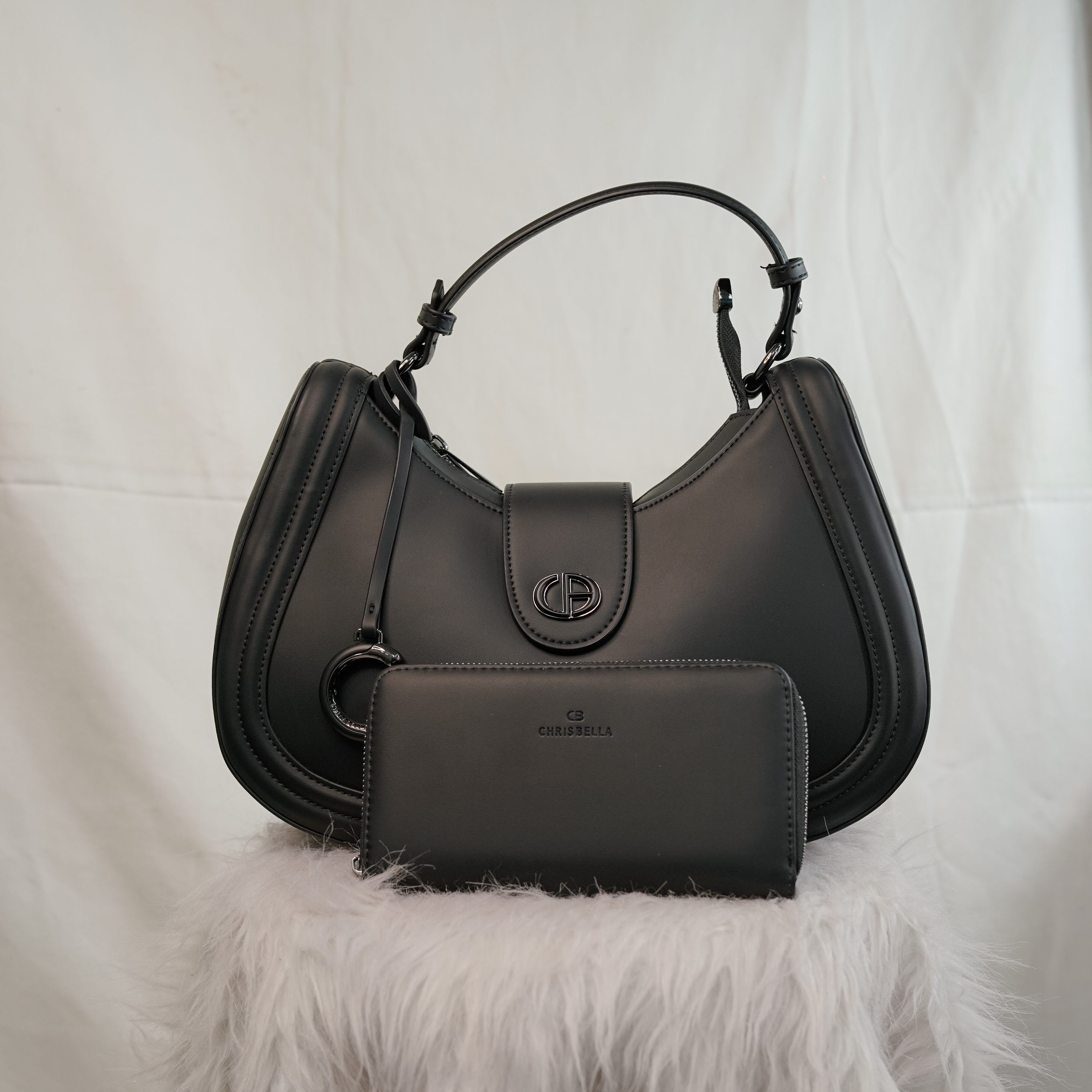 Chrisbella Brand Premium Leather Hand Bag