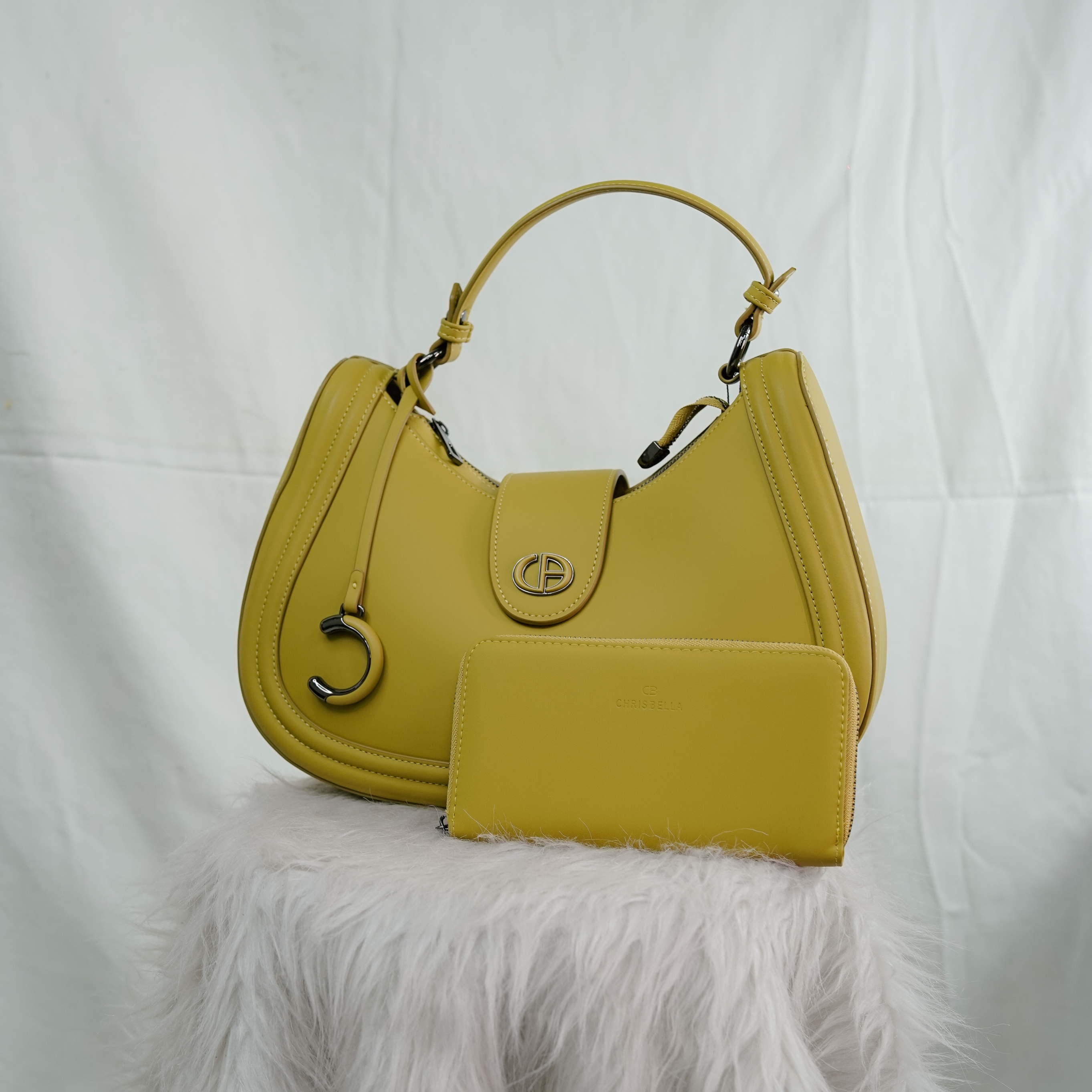 Chrisbella Brand Premium Leather Hand Bag — view 6
