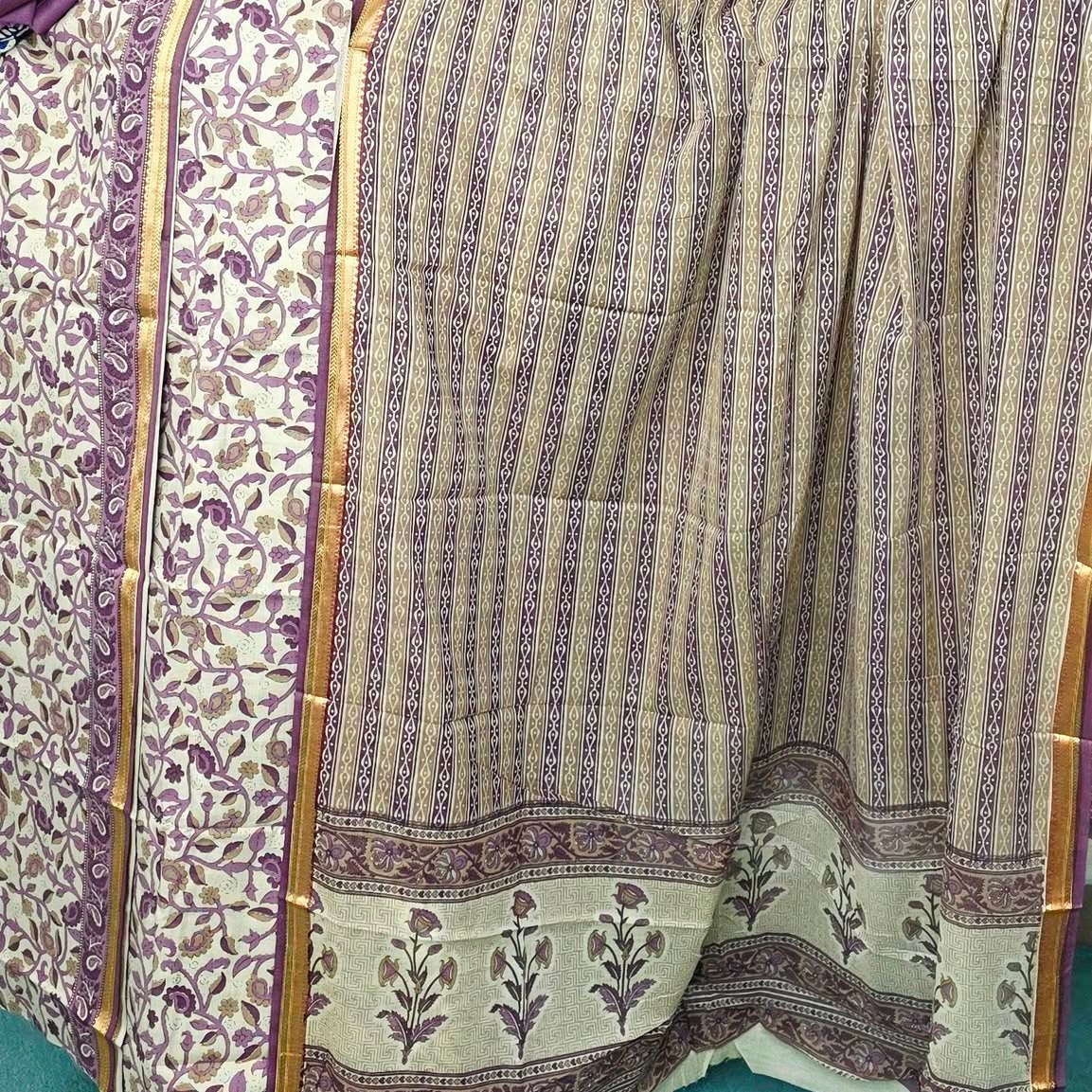 Original Indian Piyani Cotton Three Piece