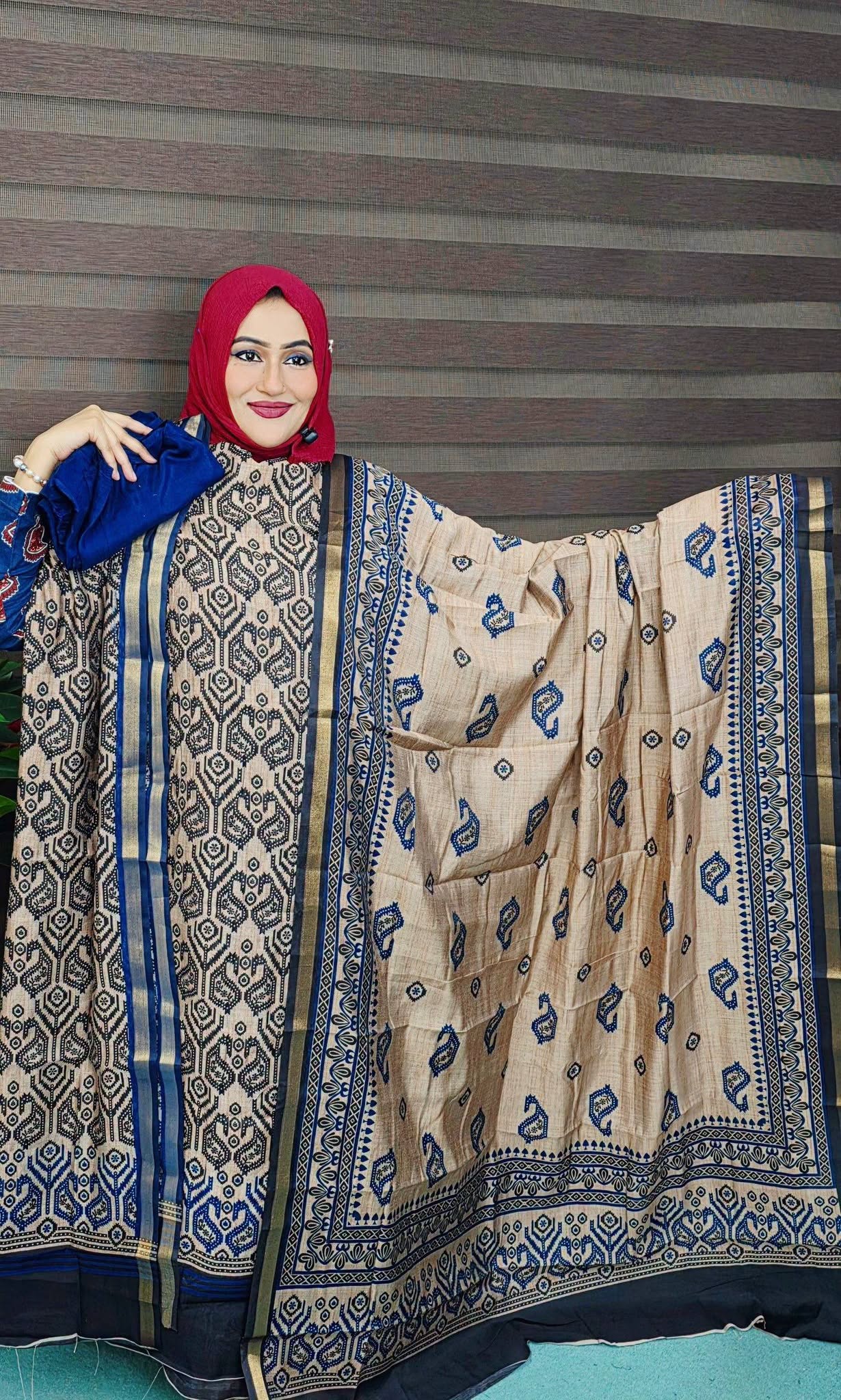 Original Indian Moheswari Silk Threepiece