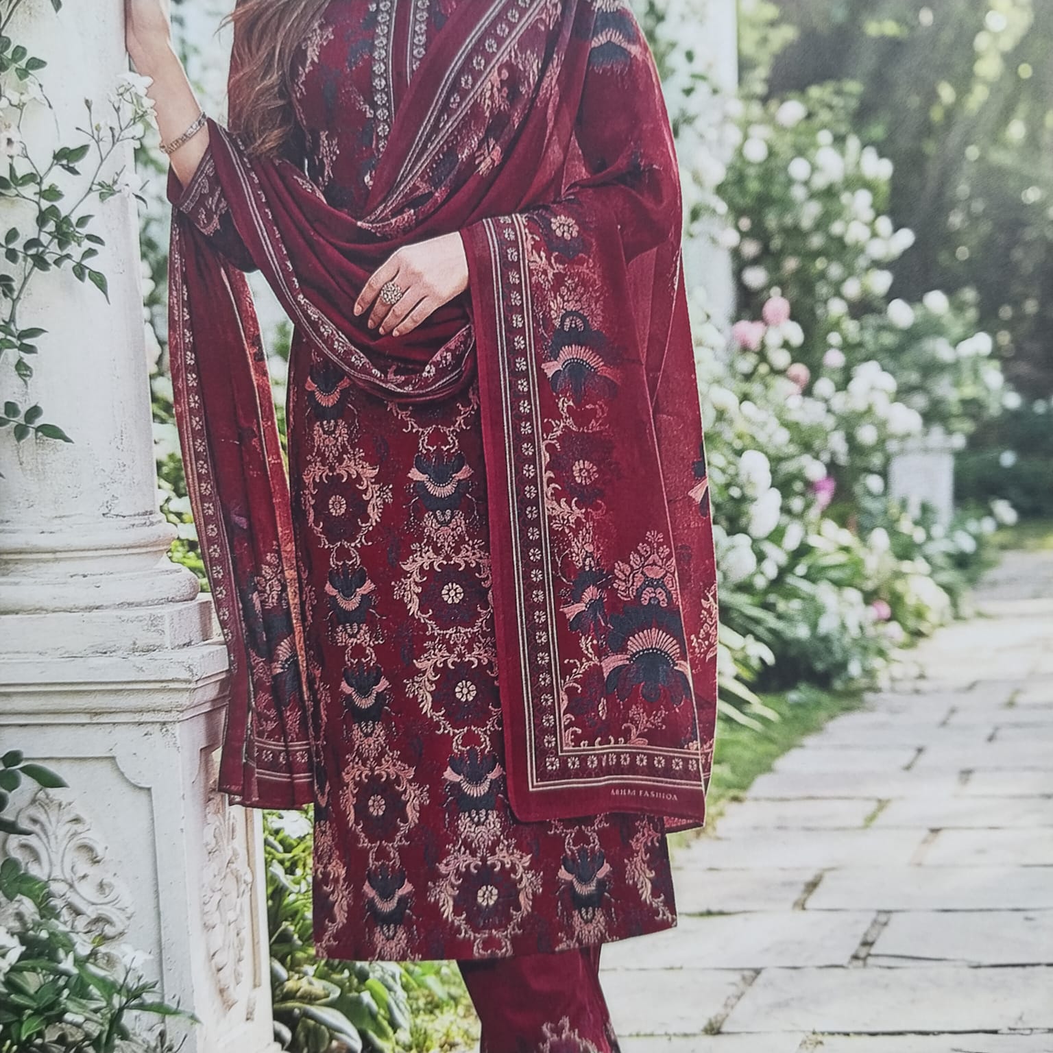 Rakhi Cotton Three Piece