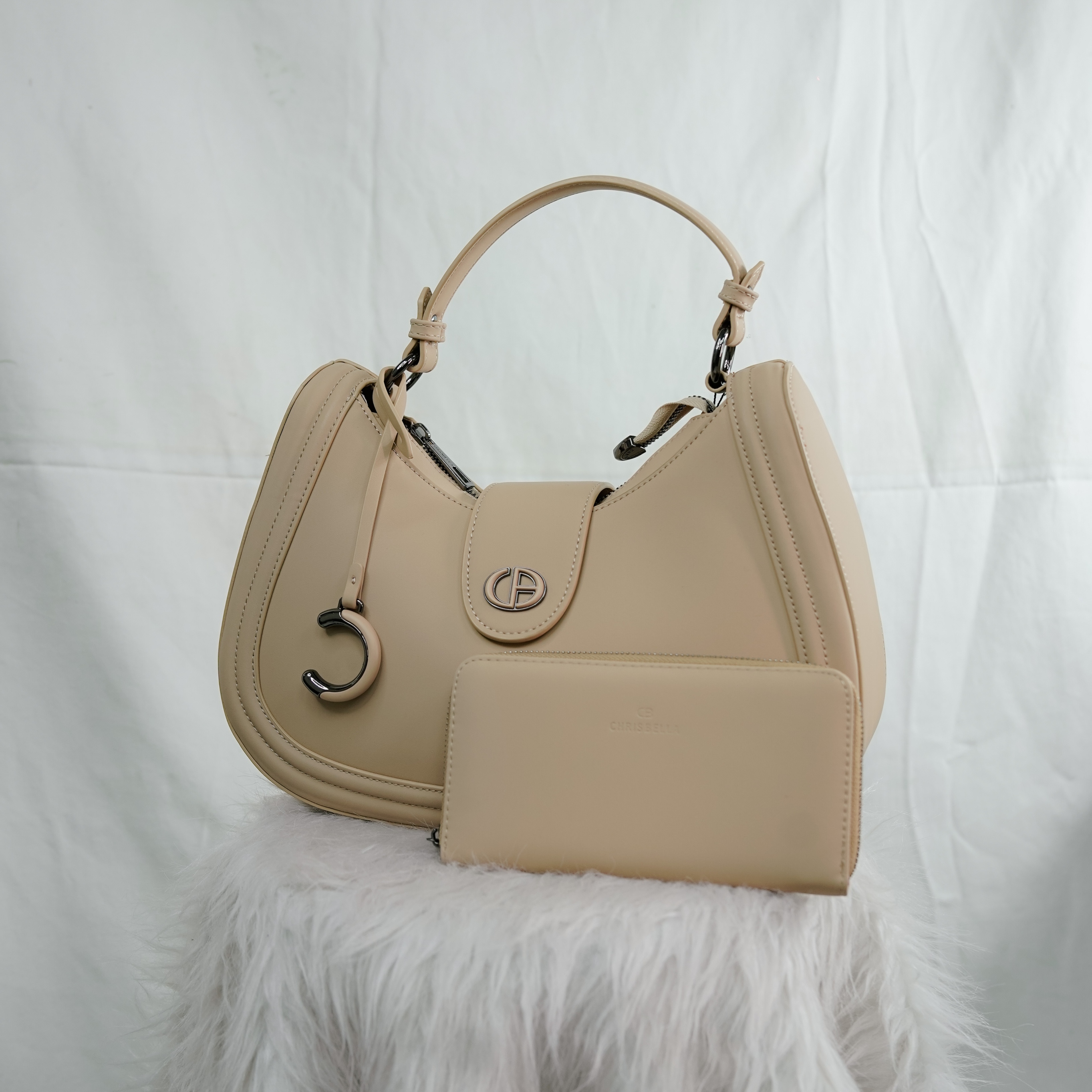 Chrisbella Brand Premium Leather Hand Bag