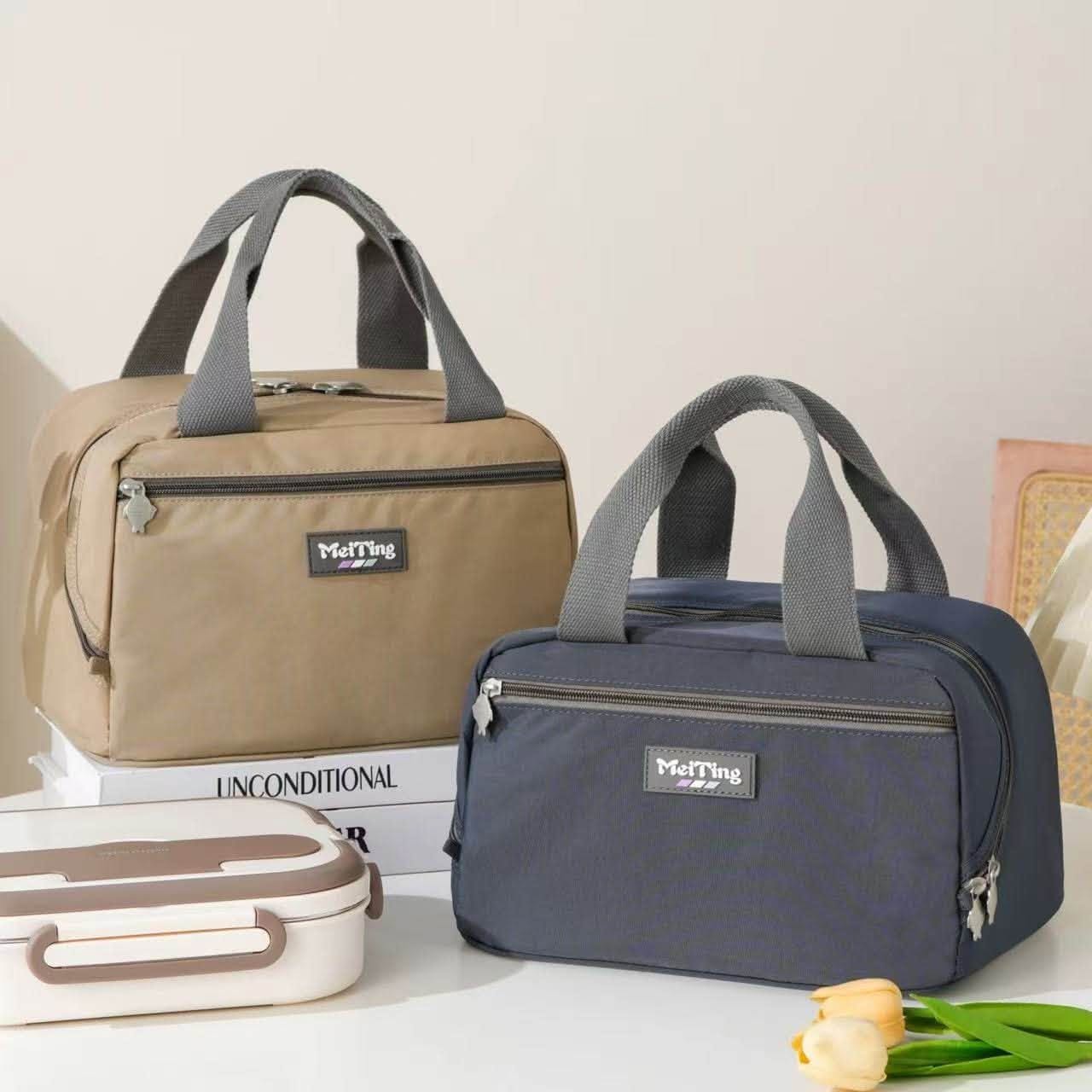 MEITING Premium Fabric Lunch Box Bag