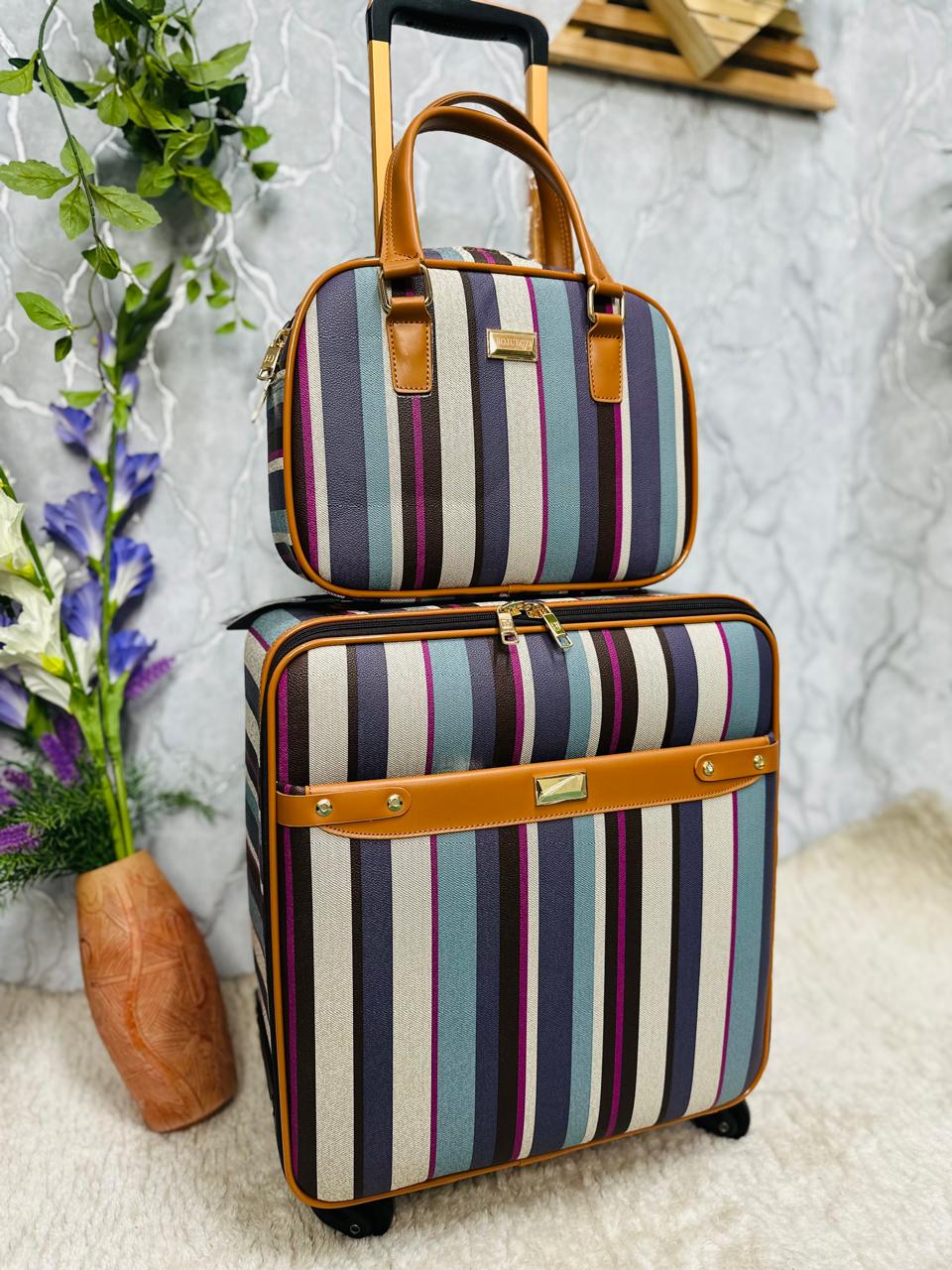 BOJUEGZI Brand Trolley & Hand Bag (837-16)