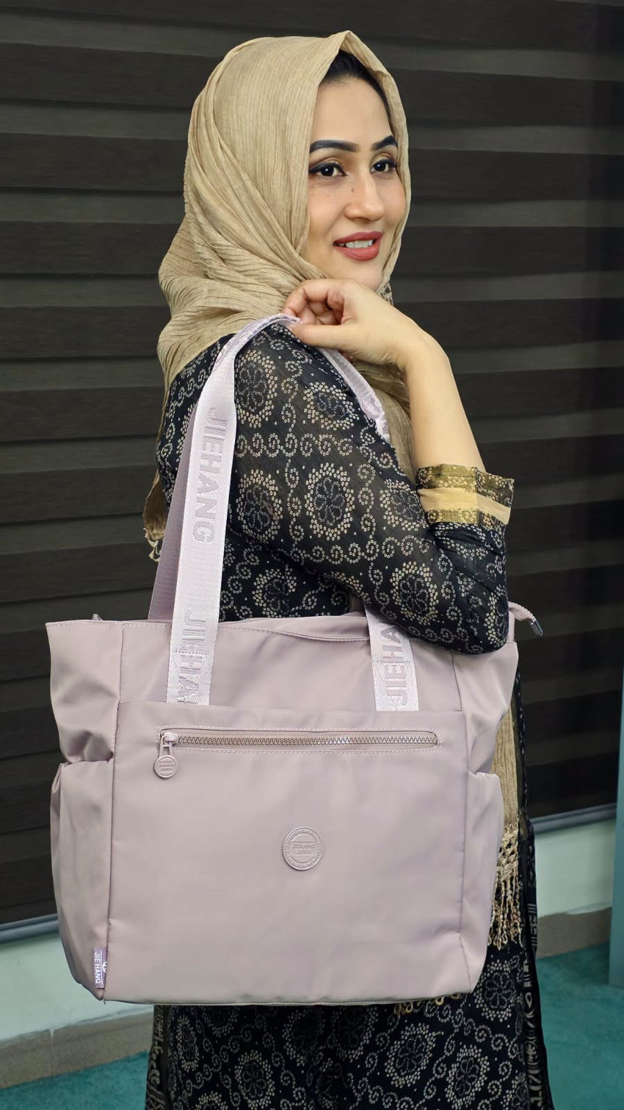 JIE HANG Brand Fabric Tote Bag Premium Quality