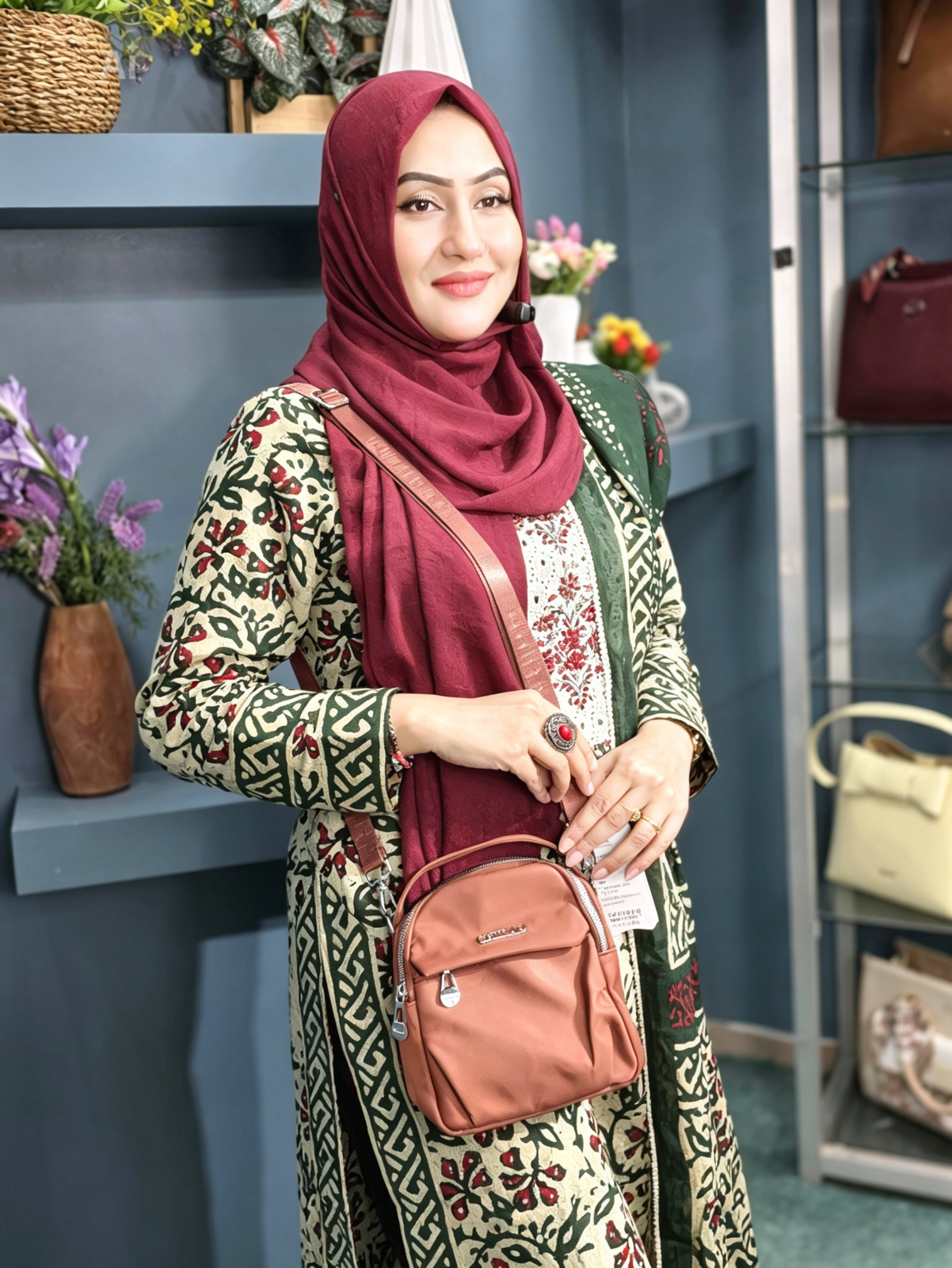 CHIBAO Brand Luxurious Crossbody Mobile Bag (00815)