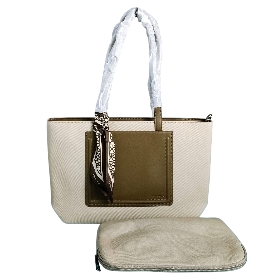 Chrisbella Brand Luxurious Shoulder Bag – Timeless Elegance (Size: 11"/14")