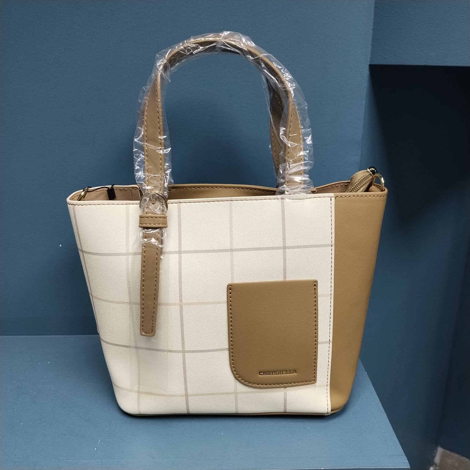 CHRISBELLA Luxurious Hand Bag with Long Belt (4005)
