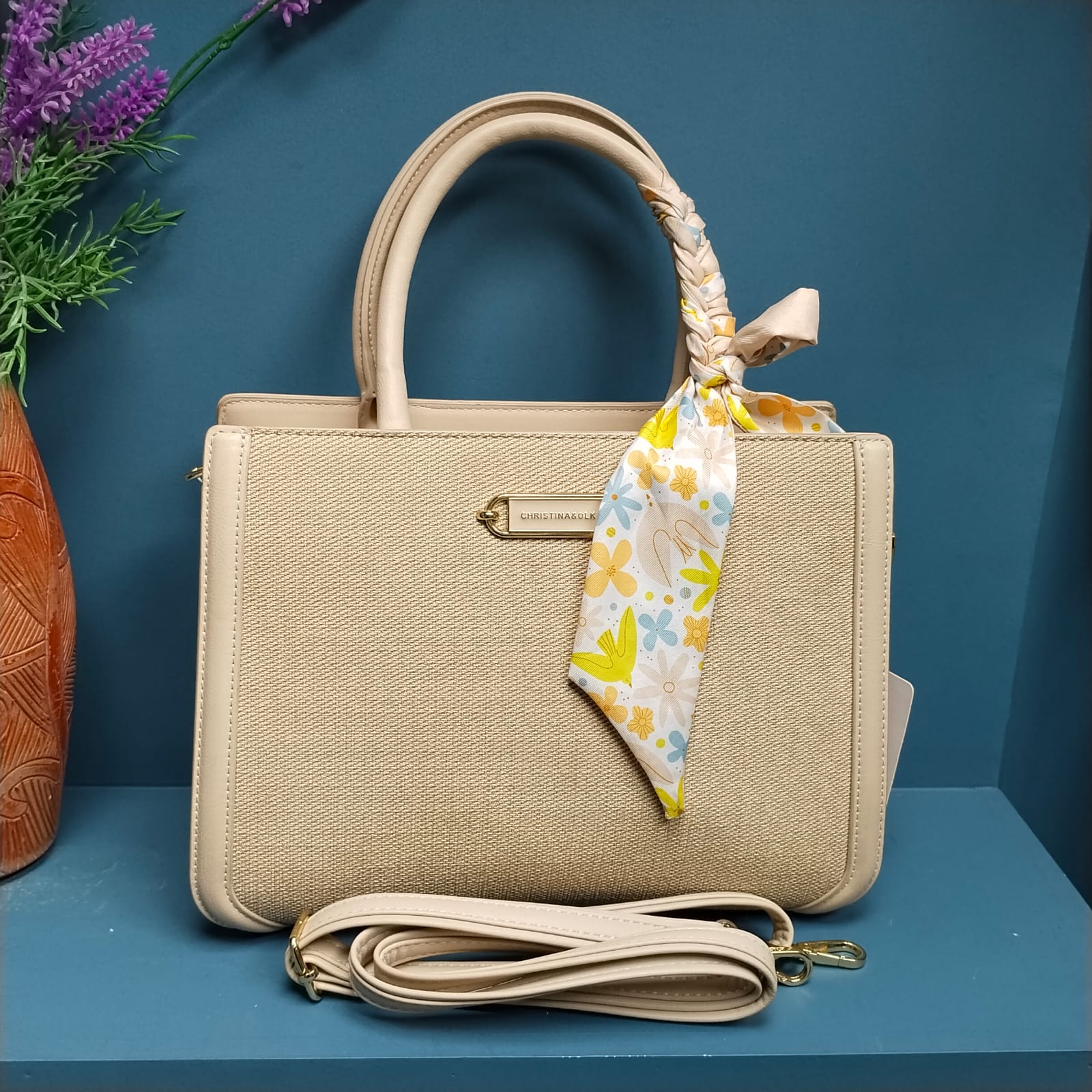 Christina & OLK Brand Luxurious Hand Bag (ZH-6895)
