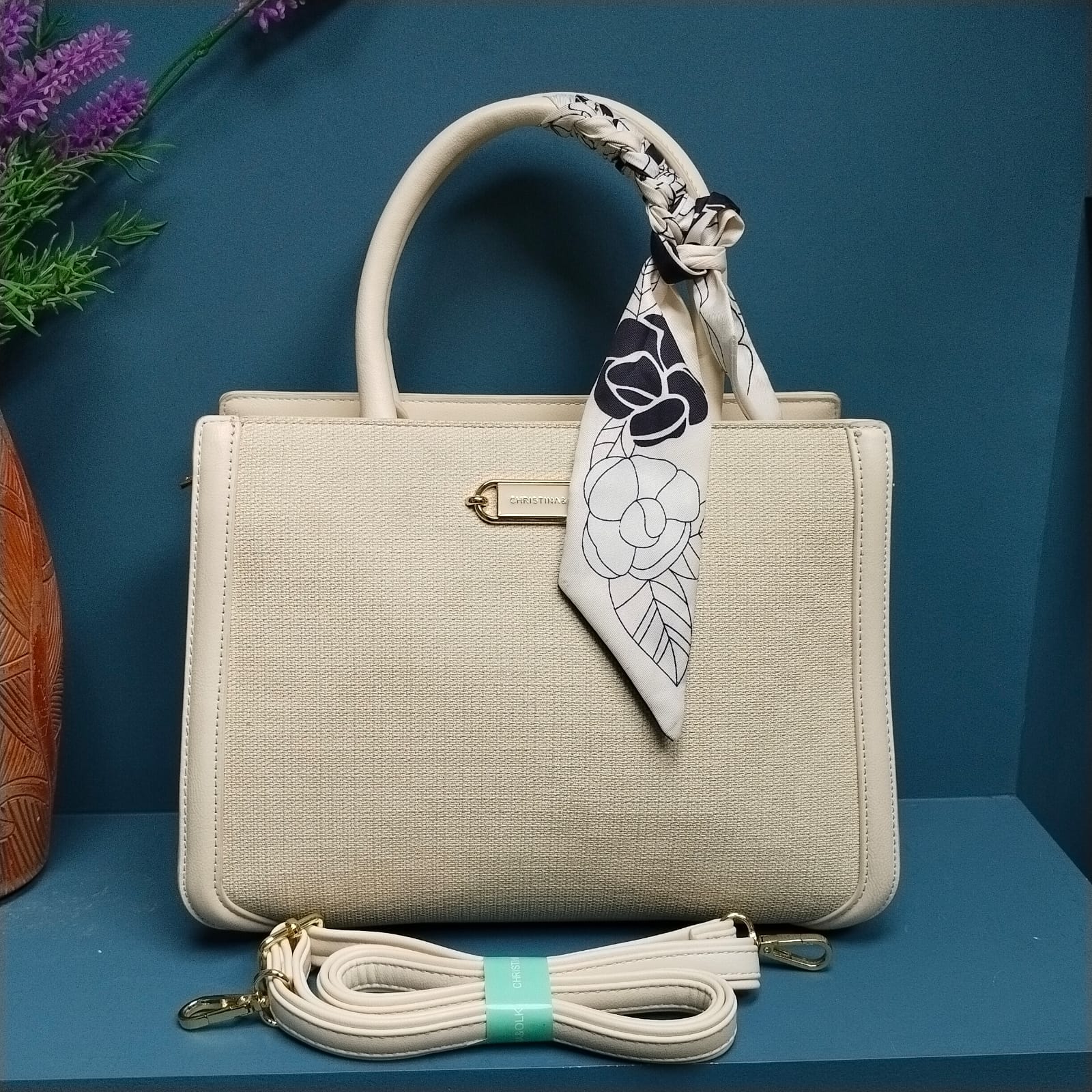 Christina & OLK Brand Luxurious Hand Bag (ZH-6895)