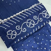 Chunri Brand Exclusive Cotton Royel Blue Three Pecs