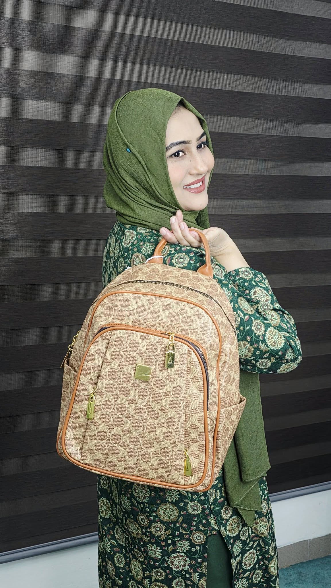 Premium Leather Backpack — view 5