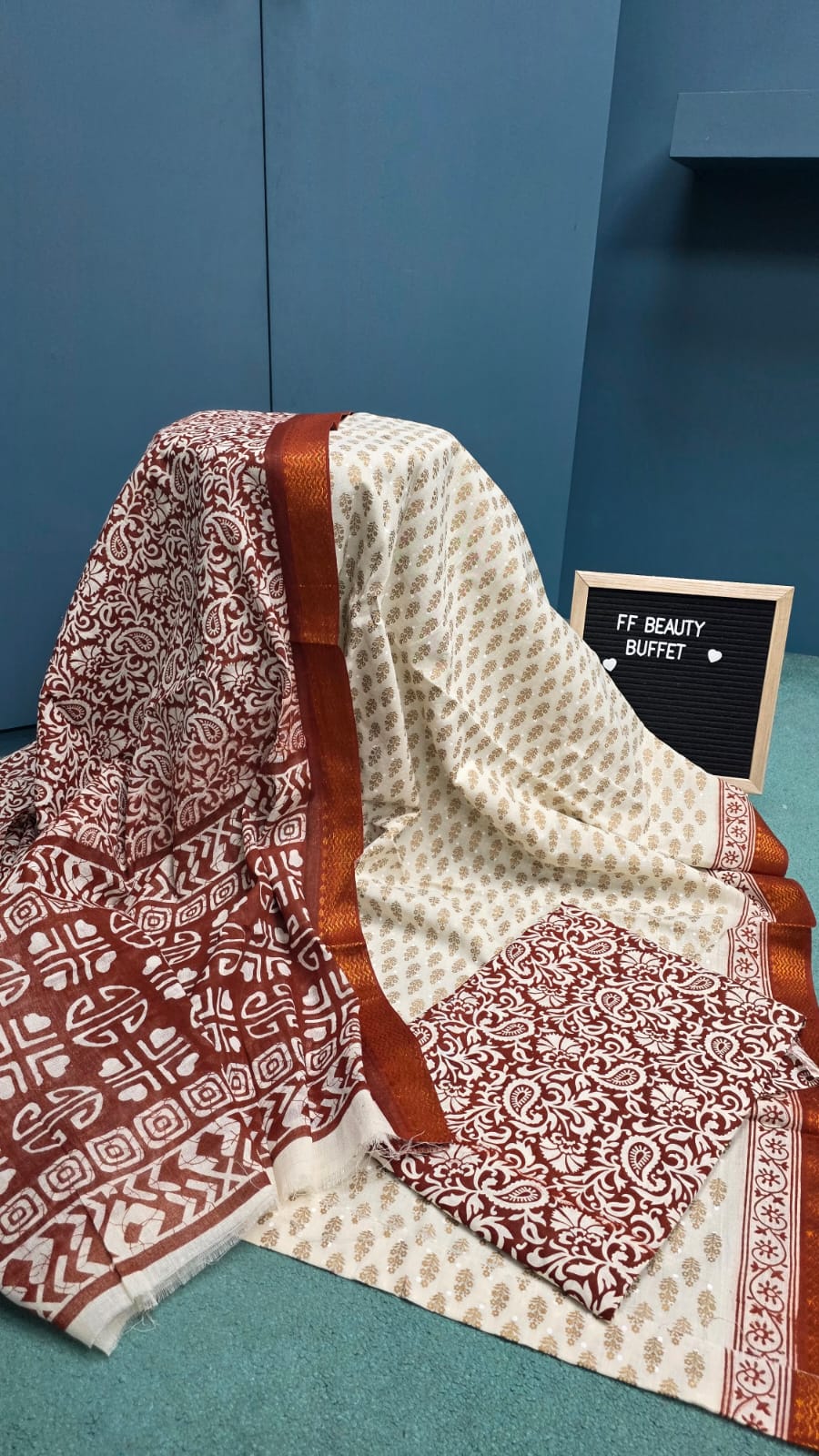 Exclusive Gadowal Cotton Three Pieces