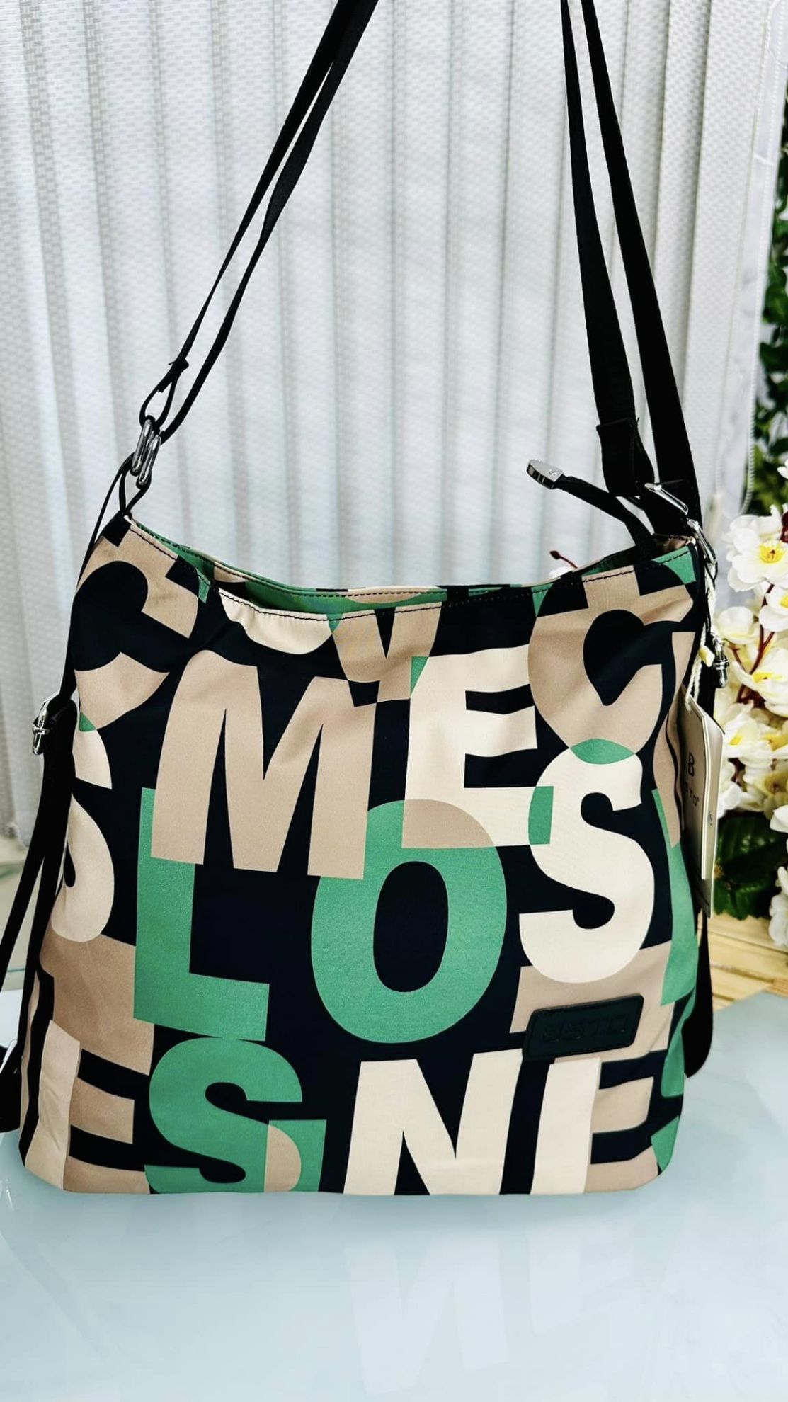 Fabric Backpack & Side Carry Bag Stylish Bag BSTO