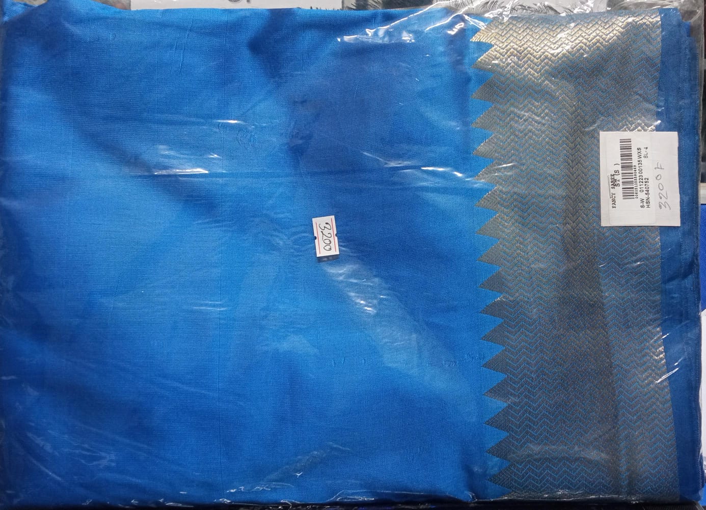 Fancy premium Design Blue Color Sharee