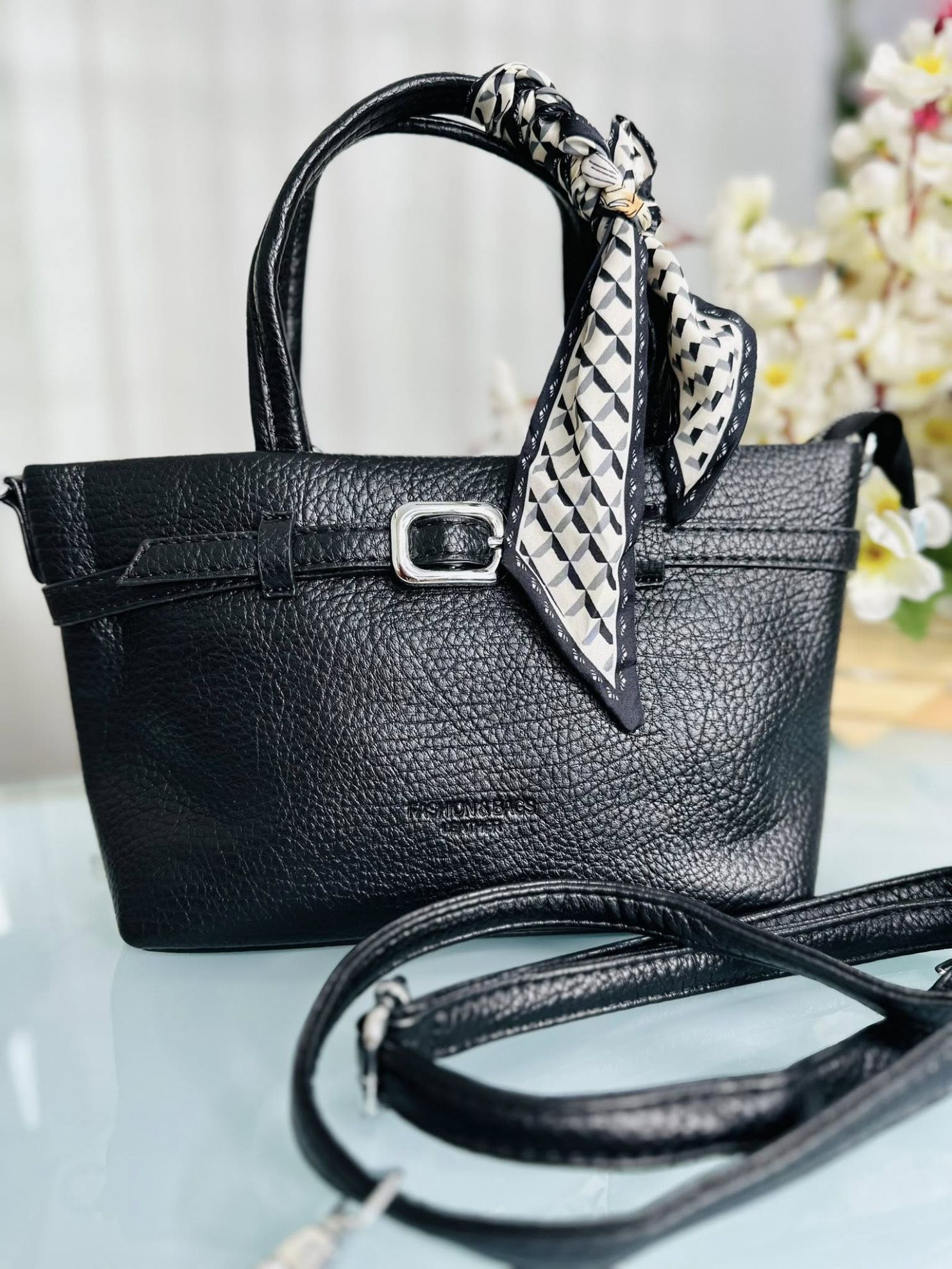 Fashion & Bags Premium Leather Black Colour Bag