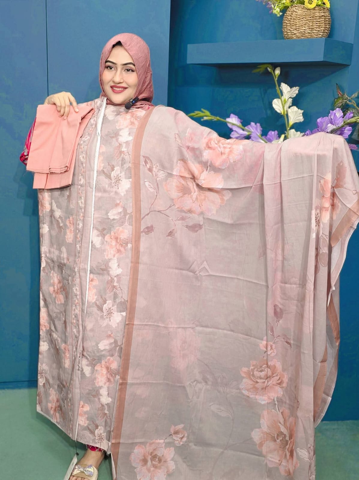 Ganga cotton three piece