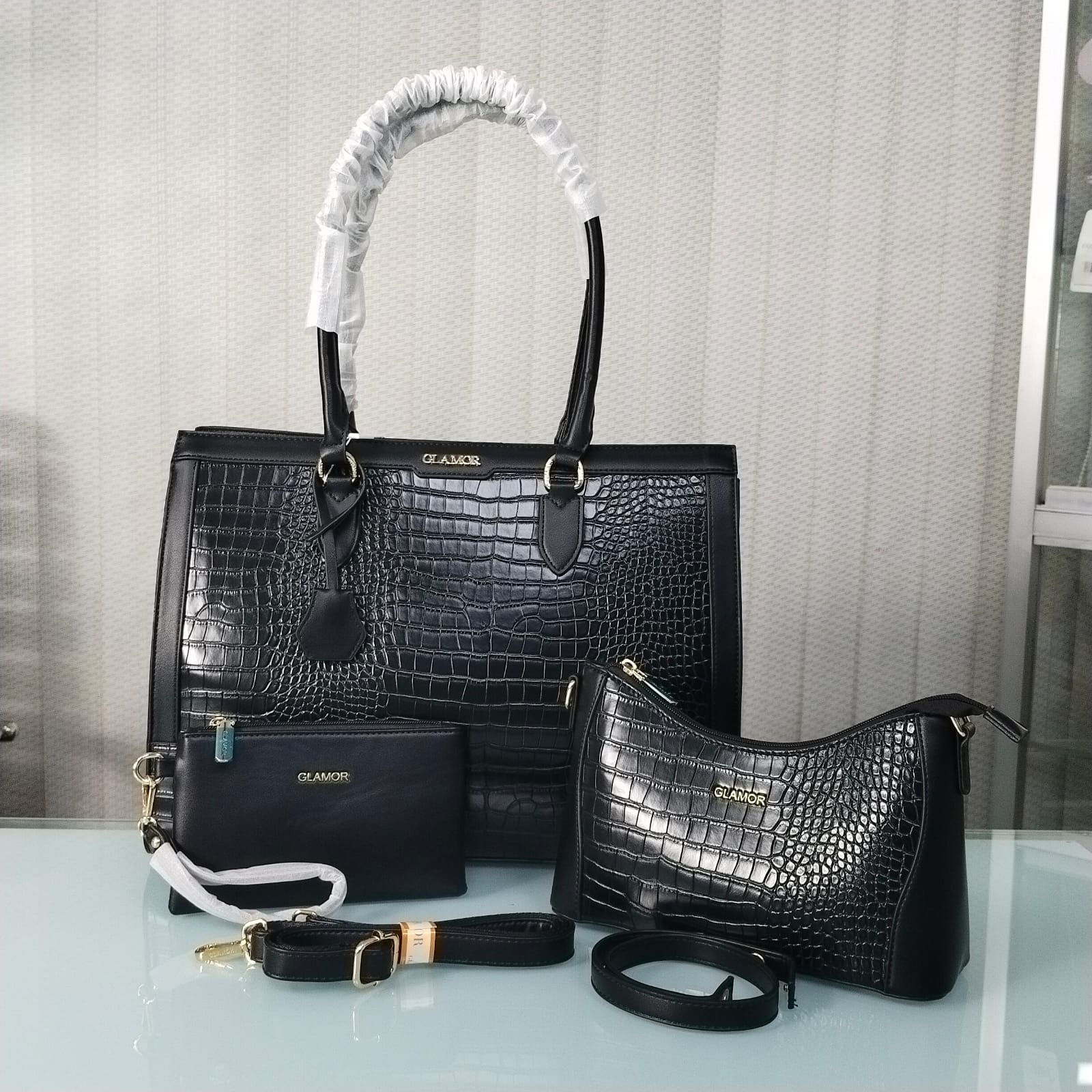 Glamor Brand Leather Shoulder Tote Bag (AB2881)