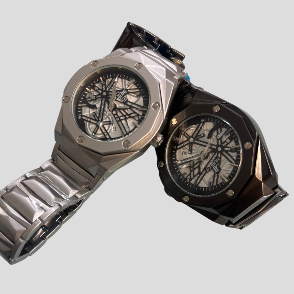 Hublot Men's Steel-Faced Luxury Watch