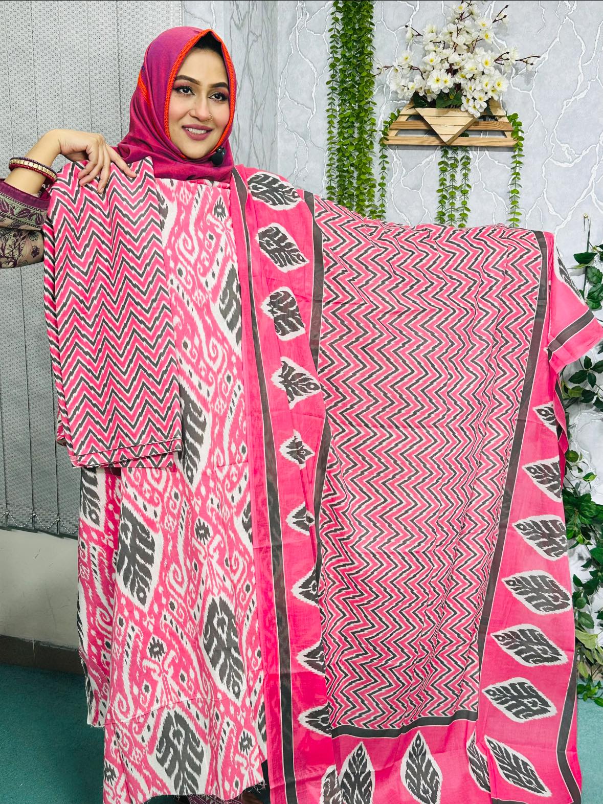 Indian Joypuri Patel Cotton Three piece
