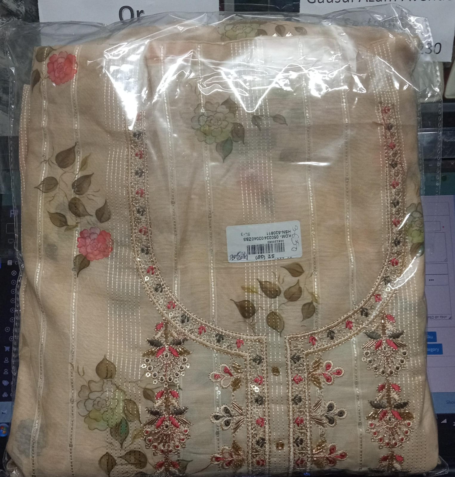 Indian Party Silk Three Pieces (SP:3650)