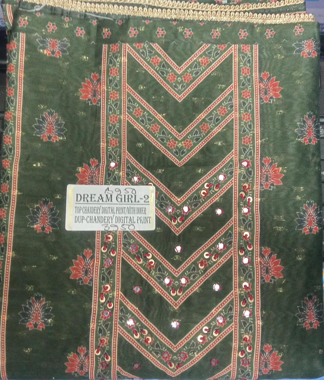 Indian Party Silk Three Pieces (SP:3950)
