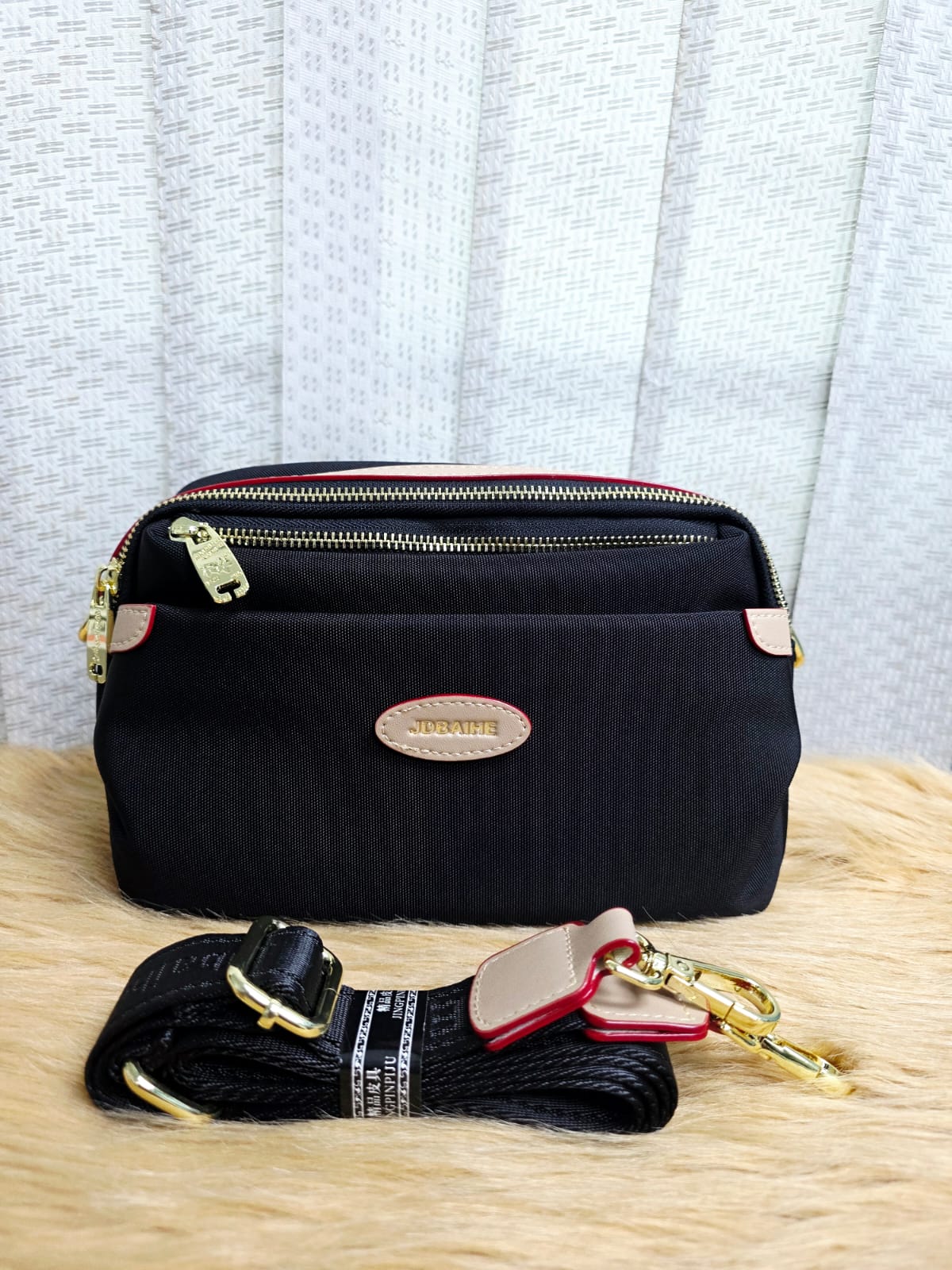 JDBAIHE Brand Premium Fabric Crossbody Bag (6009)