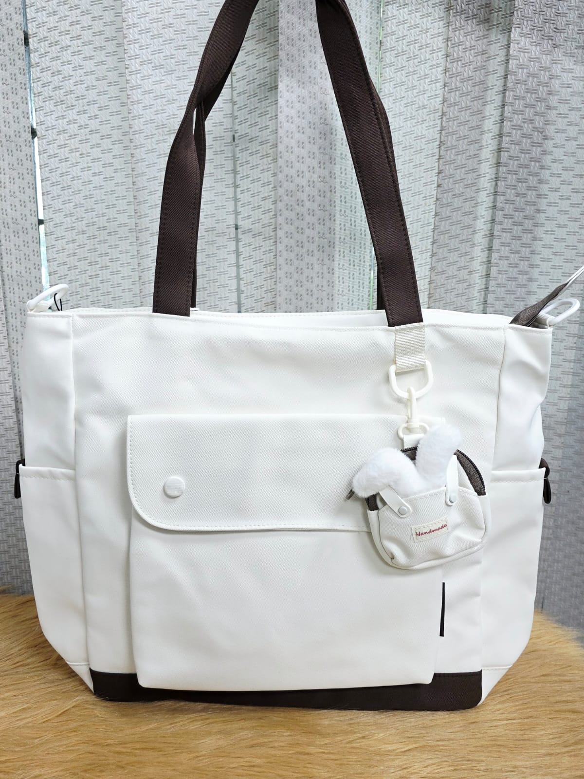 JUN Ru Brand Premium Fabric Tote Bag (D083#)