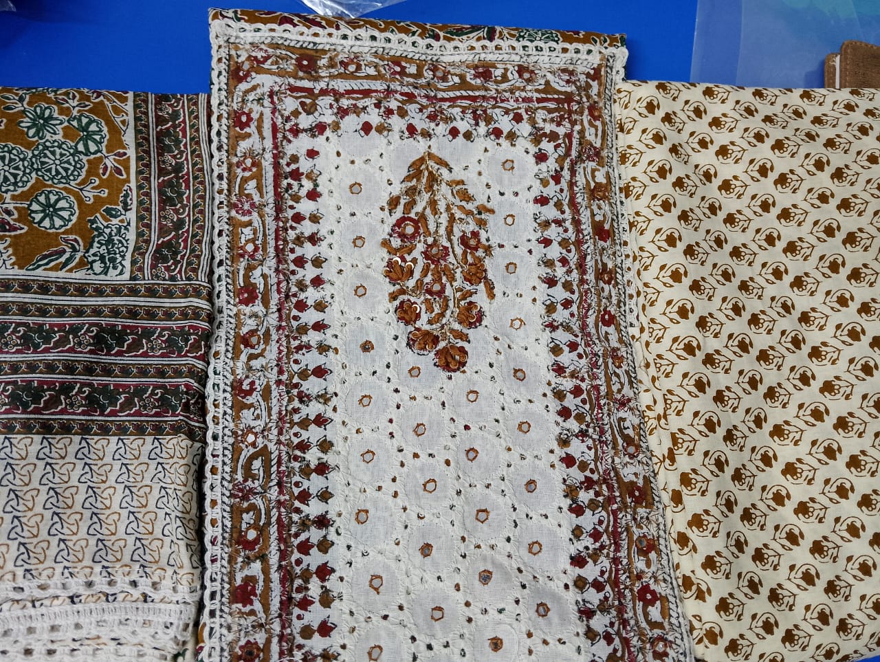 Kalamkari Work Exclusive Three Piece
