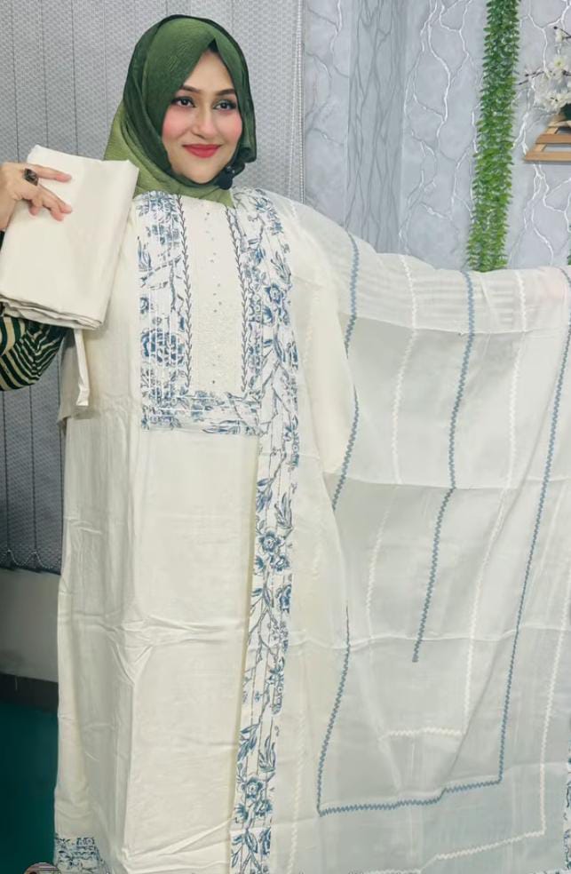 Khadi Cotton Exclusive Three Pieces(SP:2750)