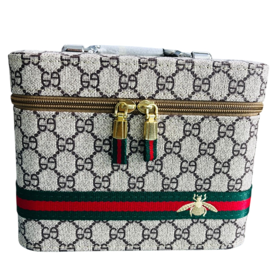 Luxury Leather Makeup Organizer - (6.5"/8.5")