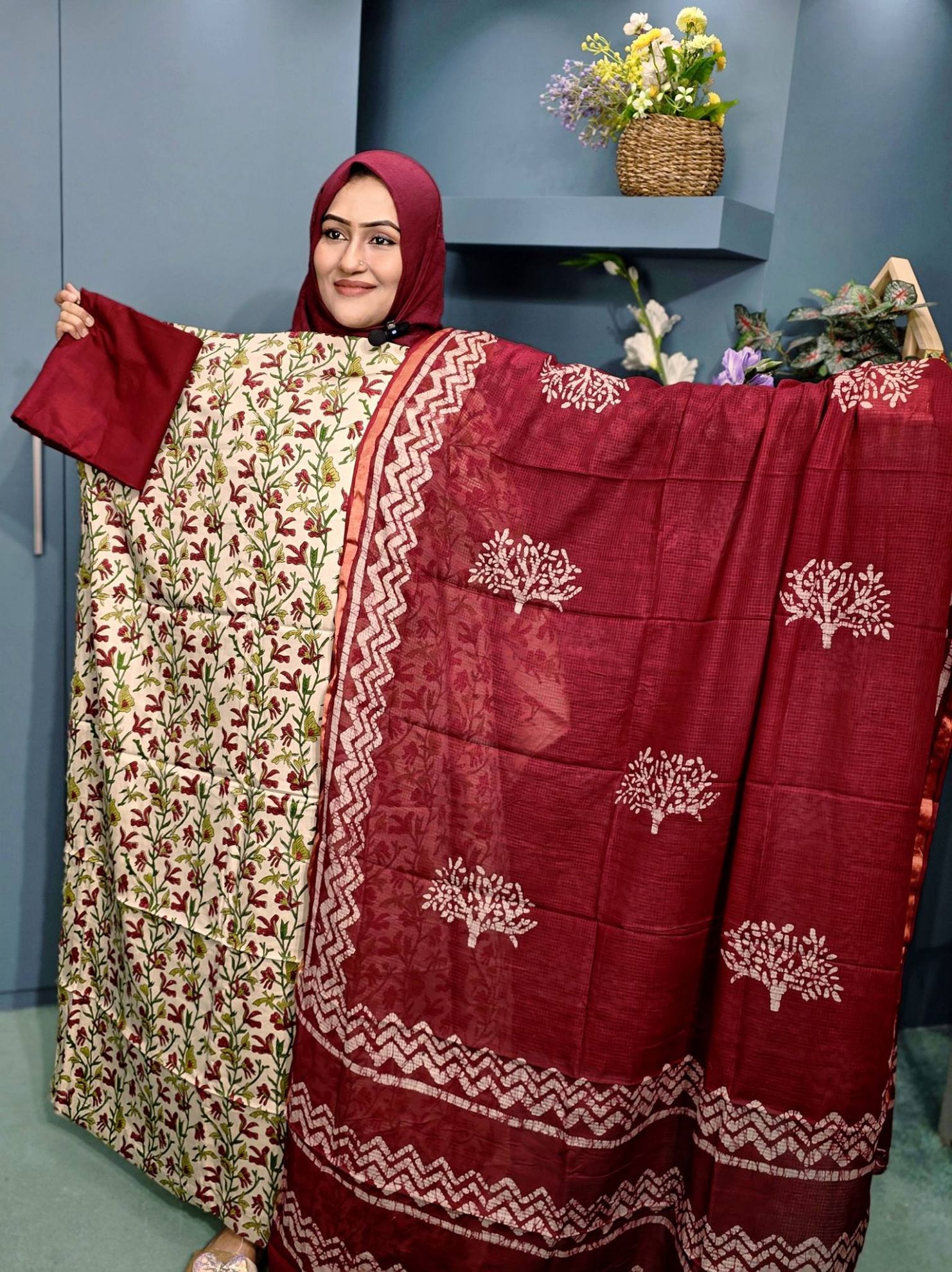 MB Cotton Moheswari three piece