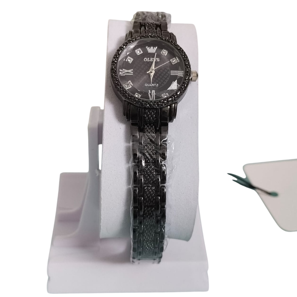 OLEVS Women's Luxury Quartz Wrist Watch – Elegant Rose Gold & Black Variants