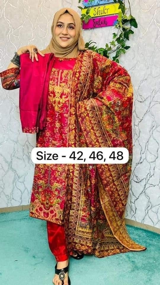 Organza Ready Three Piece