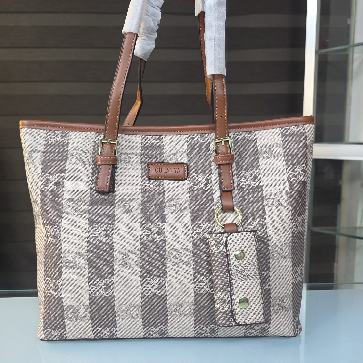 OULANYA Premium Leather Tote Bag