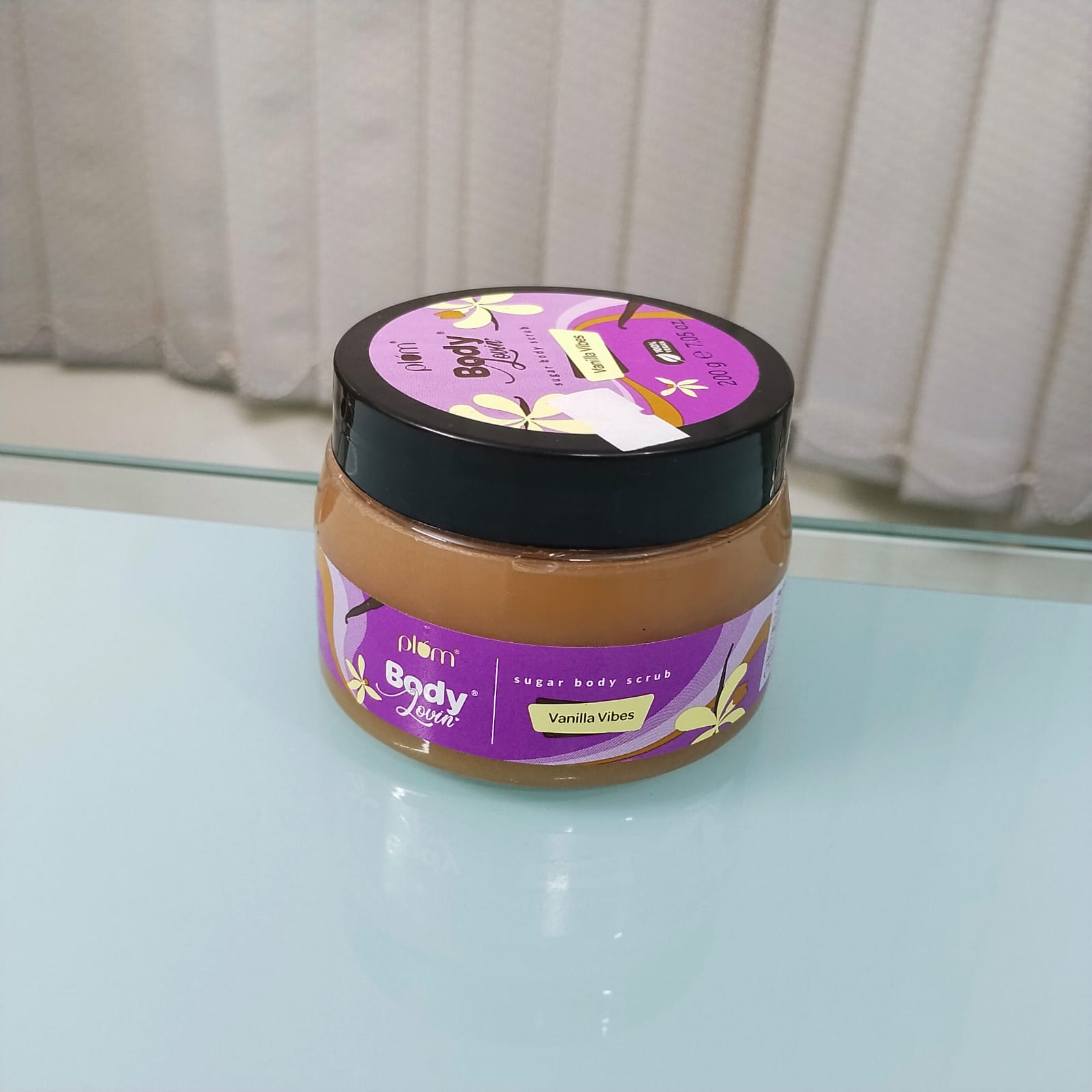 Plam Sugar Body Scrub (Vanilla Vibes) 200g