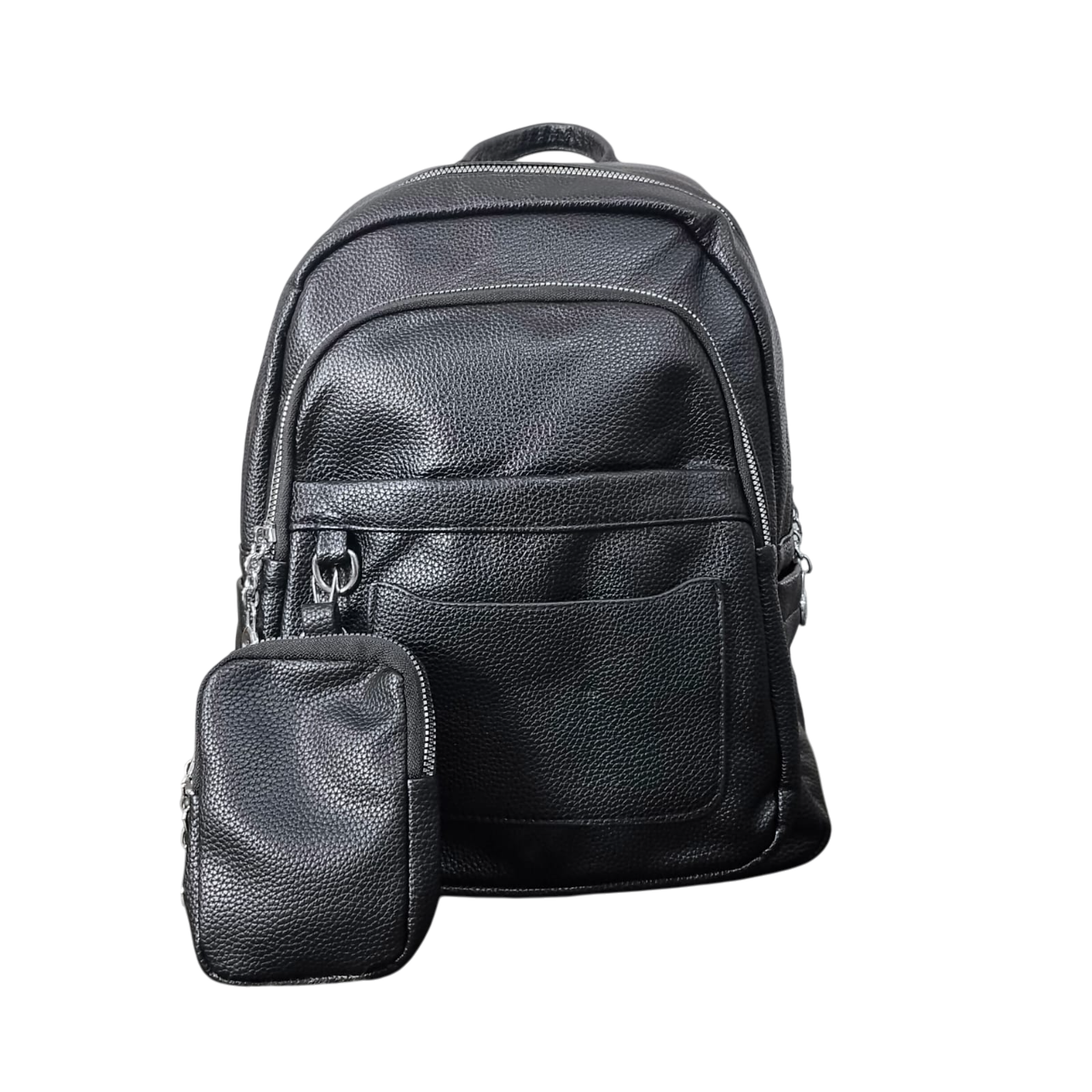 Premium Leather Backpack with Extra Paouch - 11" x 14"