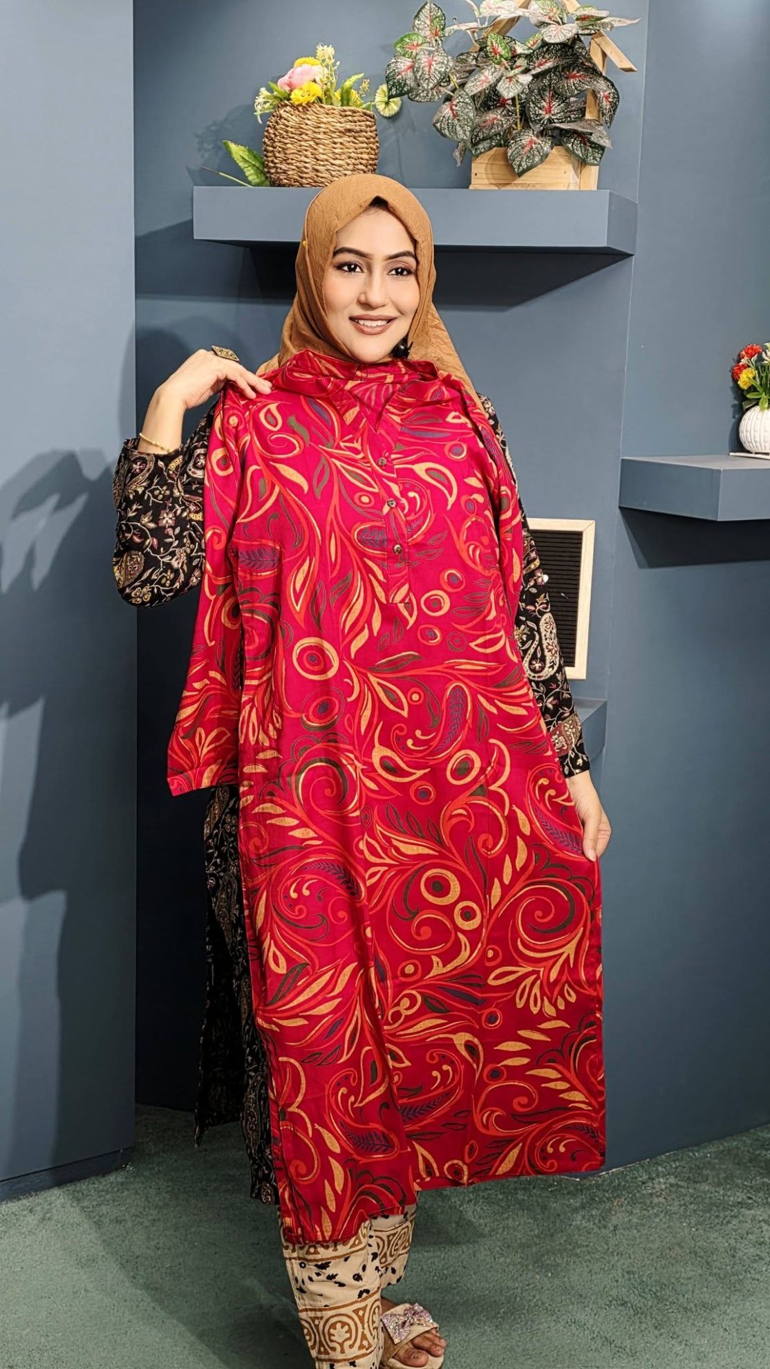 Premium Maisha Cotton One Piece Kurti