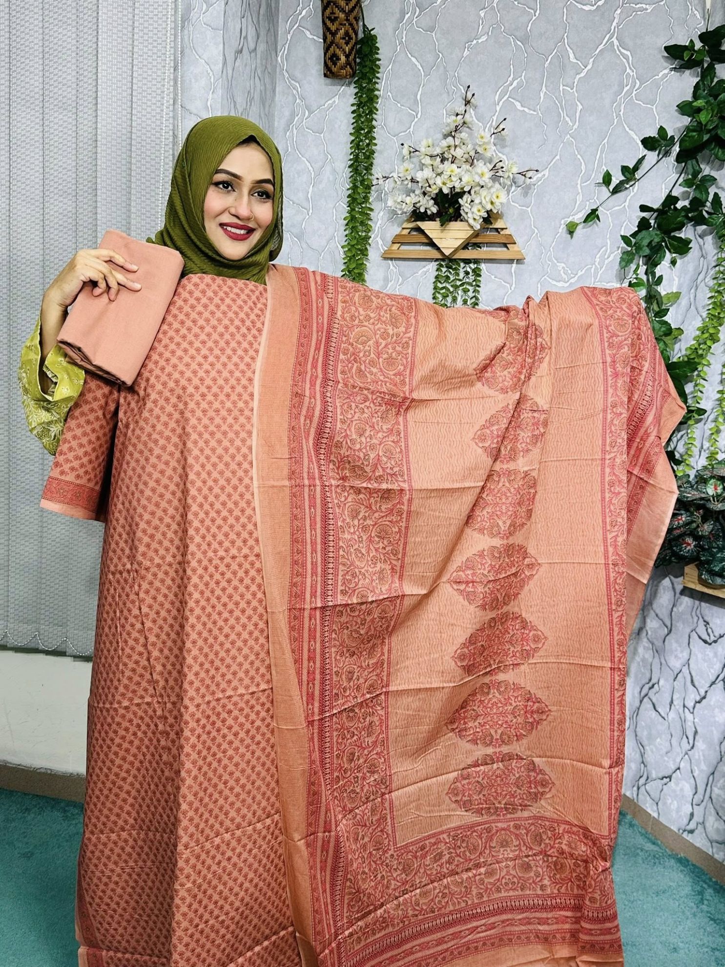Premium Quality MB Brand Cotton Three Piece