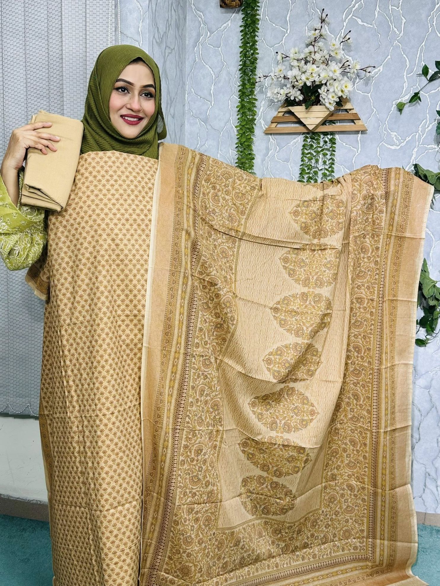 Premium Quality MB Brand Cotton Three Piece(SP:2080)