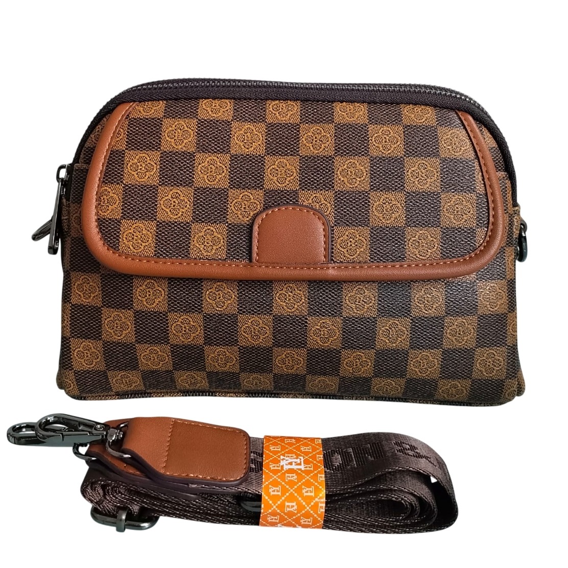 Premium Quality Printed Cross Belt Bag - (9.5"x7")