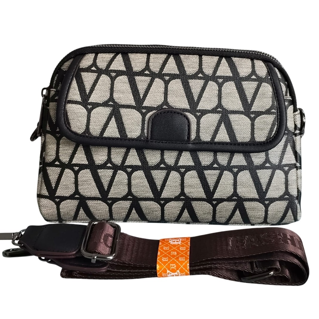 Premium Quality Printed Cross Belt Bag - (9.5"x7")