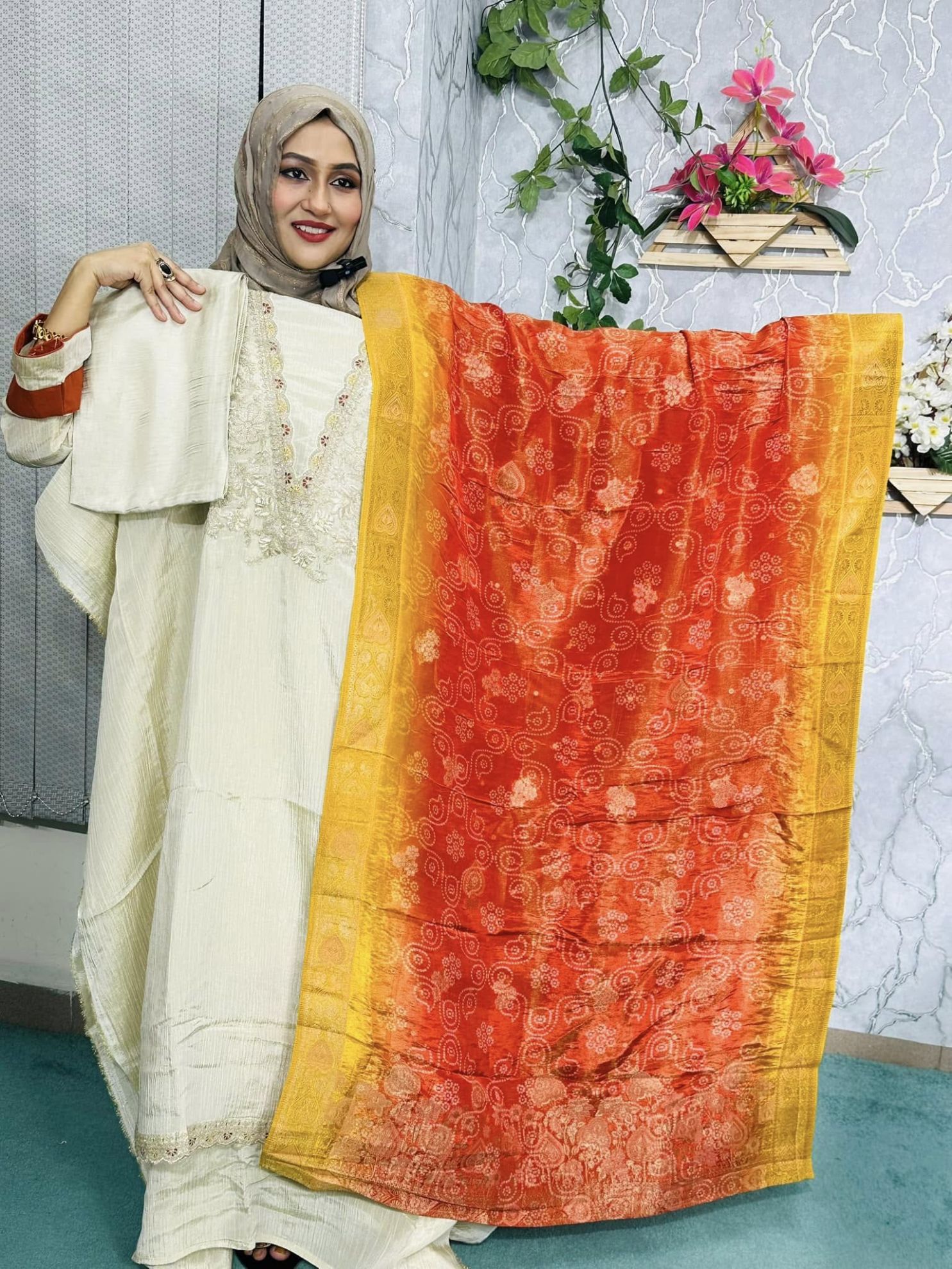 Pure Indian Boutiqe Unstitched Three Piece