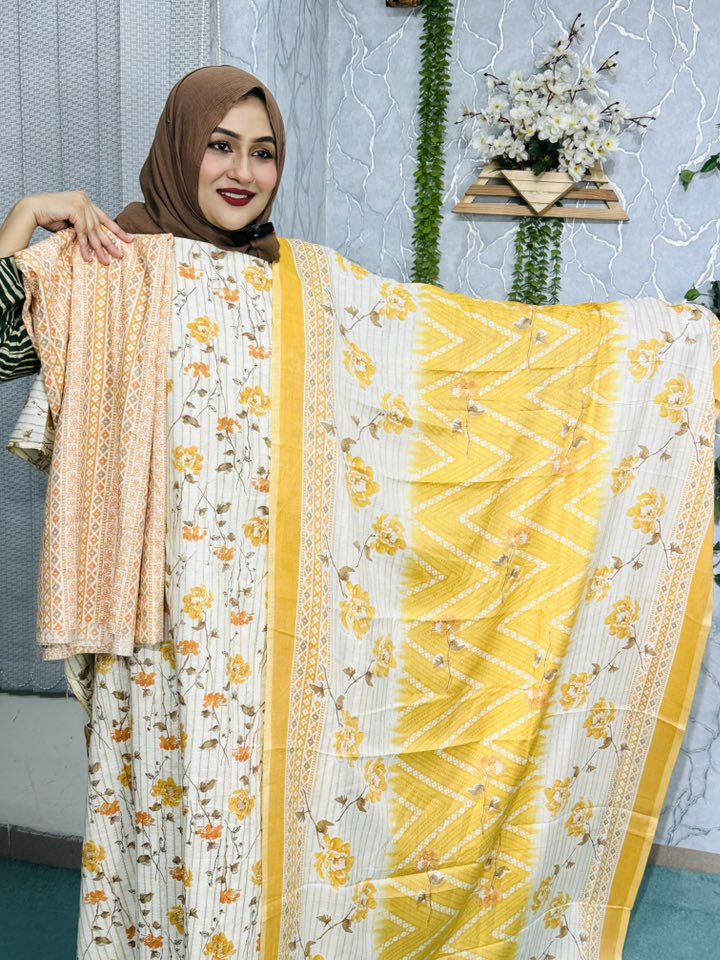 Reyon Cotton Digital Three Piece