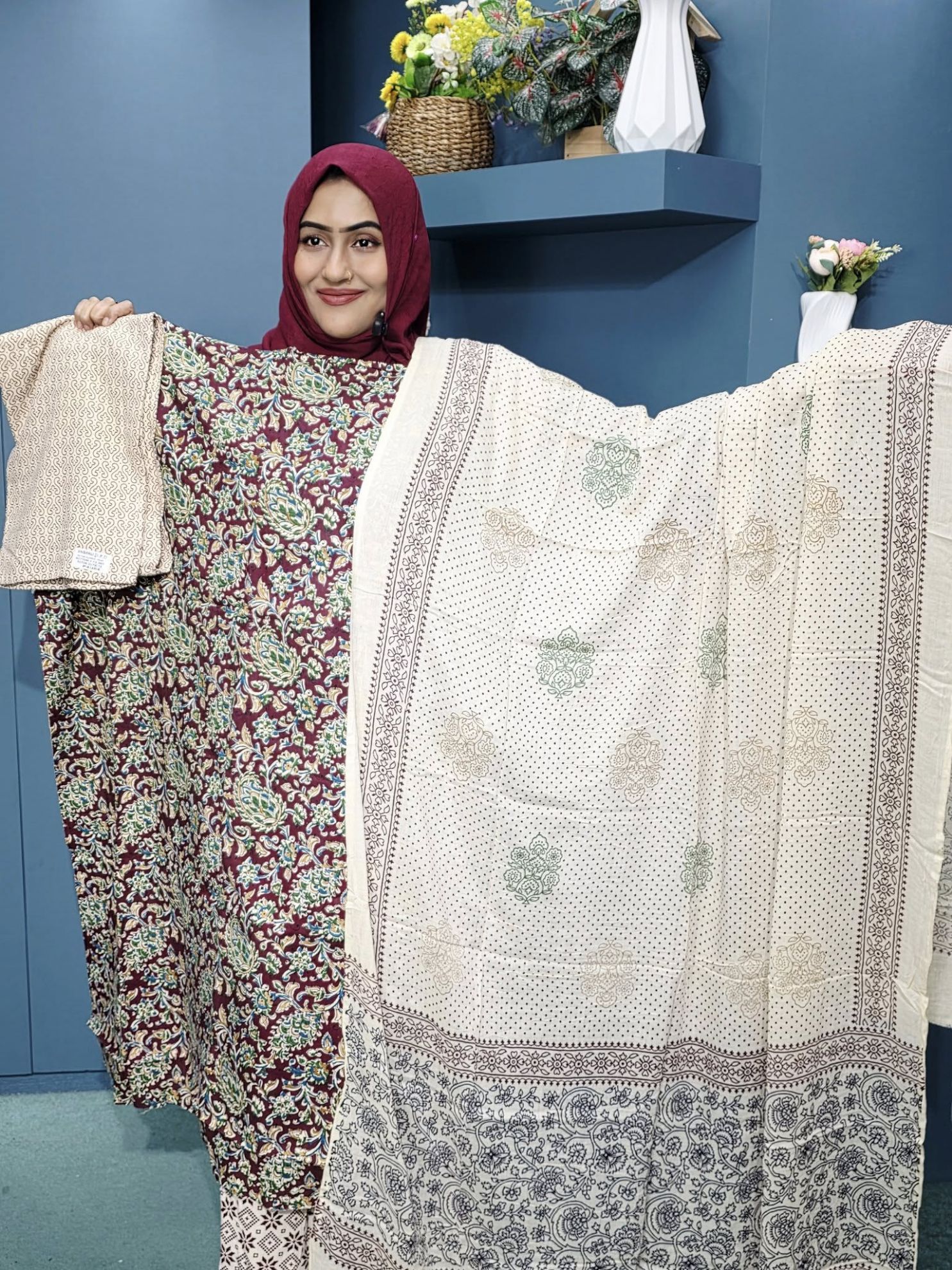 Reyon Cotton Three Piece