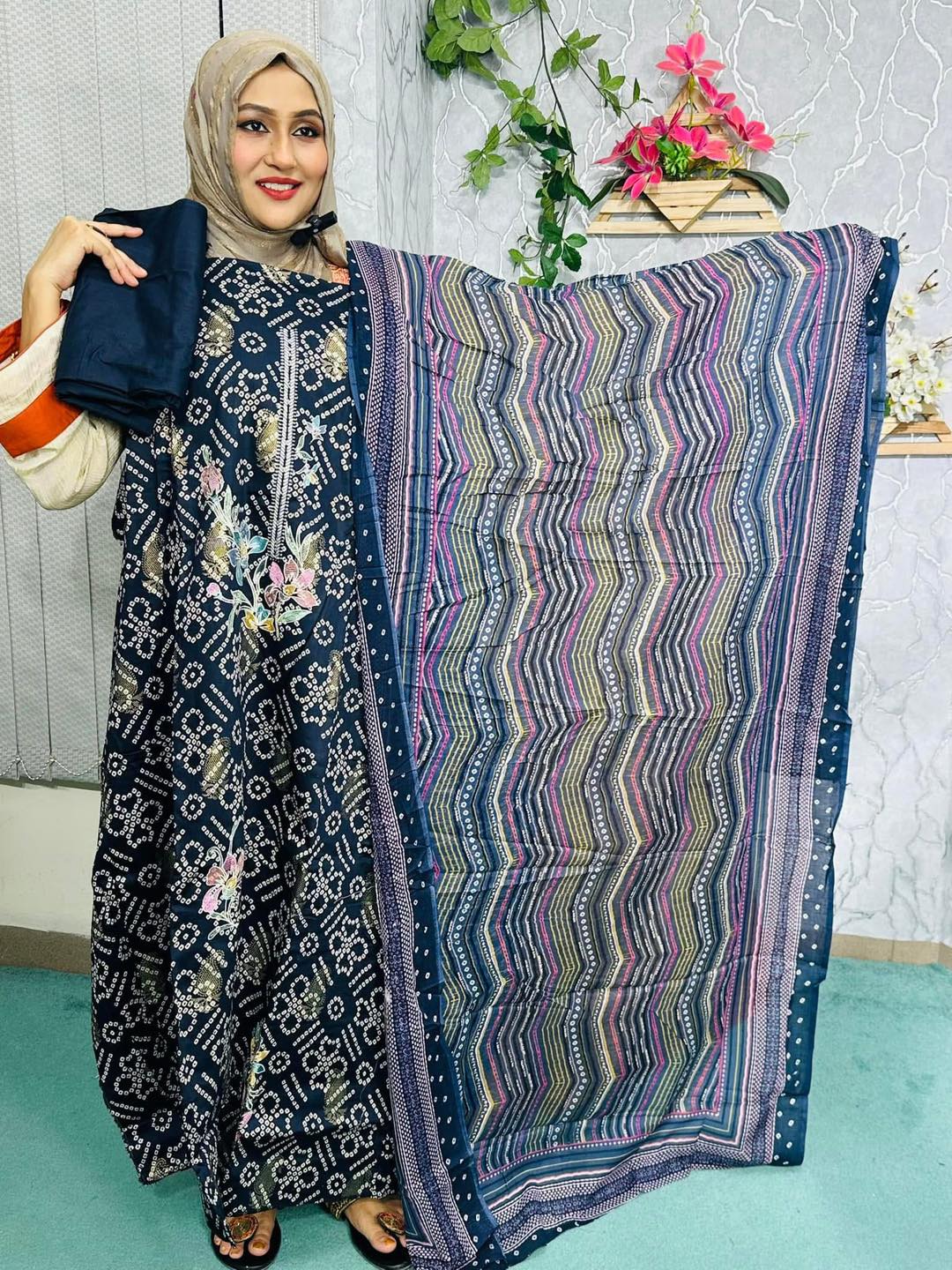 SAHANAI RASHI PRINTS THREE PICES