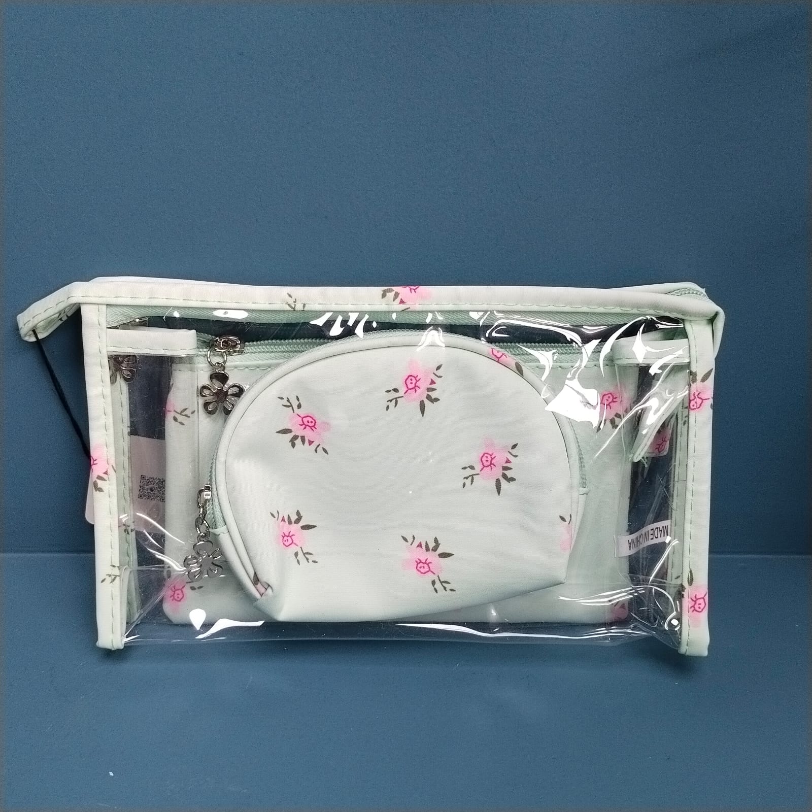Transparent Makeup Pouch Bag – 9.5” x 5.5”